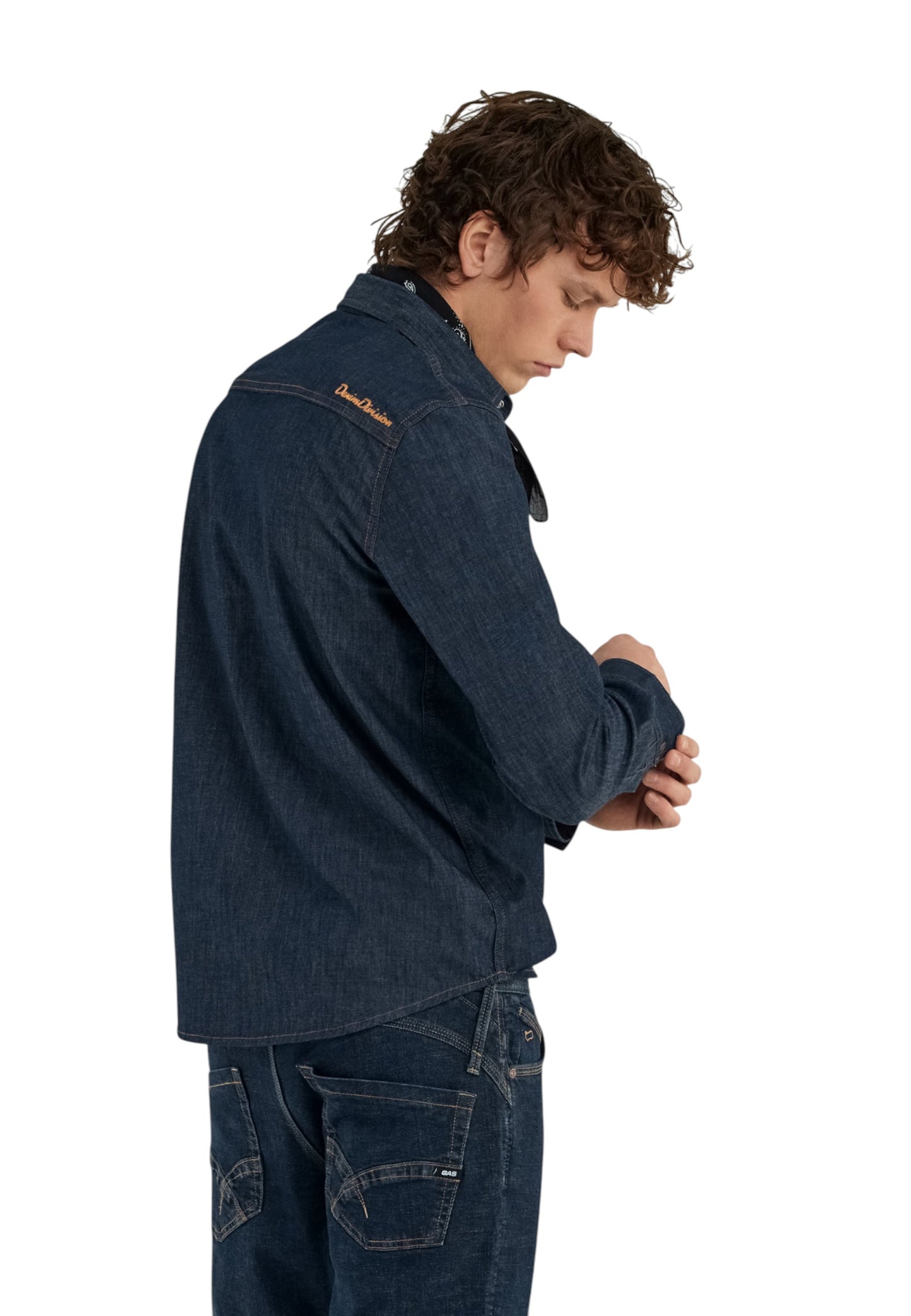 Camicia Manica lunga Uomo Gas In Denim Den Shirt 151304010036