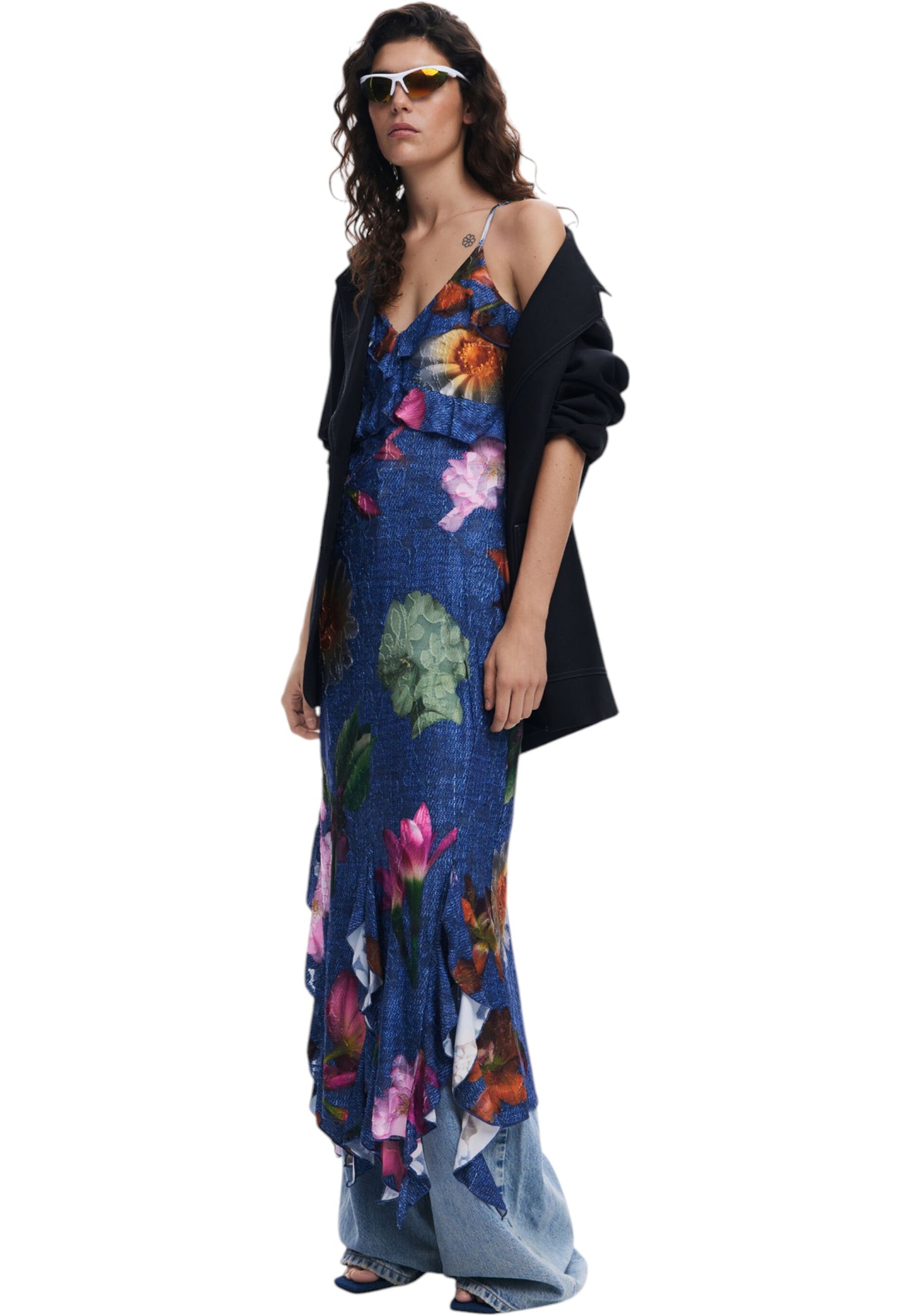 Vestito Midi Donna Desigual A Fiori Apolo