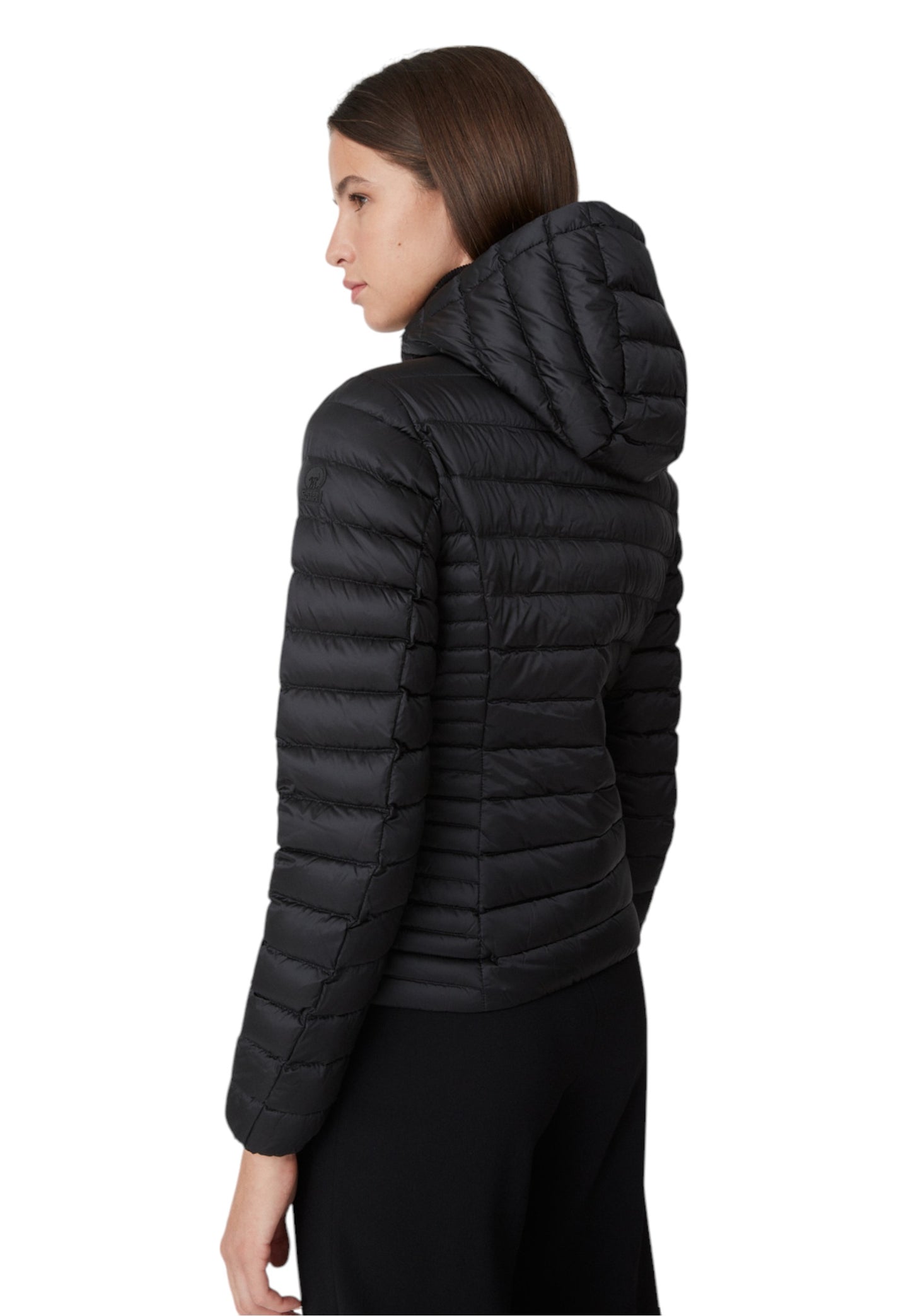 Piumino Corto Donna Ciesse Piumini 800Fp Vera Piuma Con Cappuccio Aghata 233CFWJ02098N1C10D