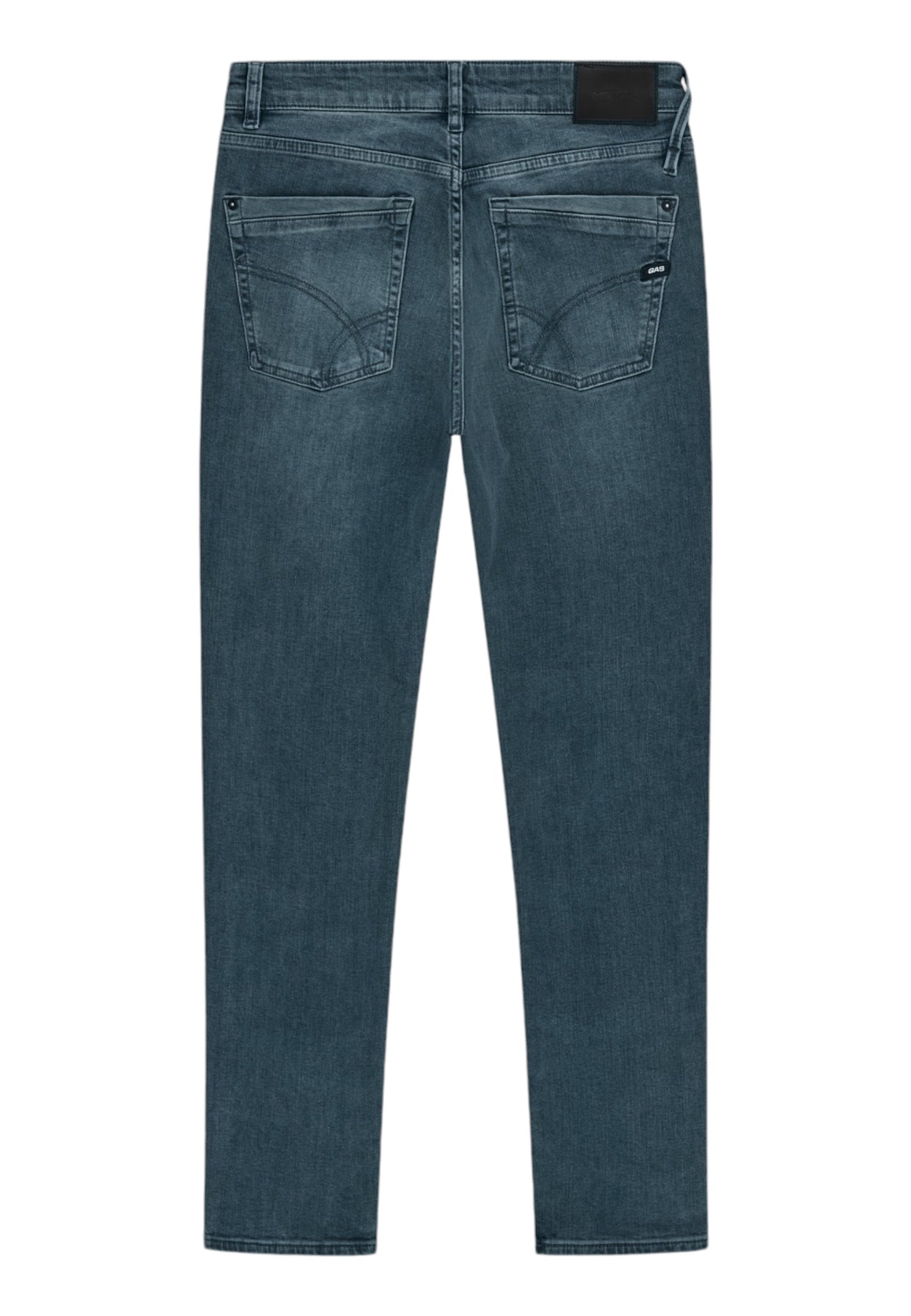 Jeans Uomo Gas Skinny Fit Sax Zip Plus 351598021140