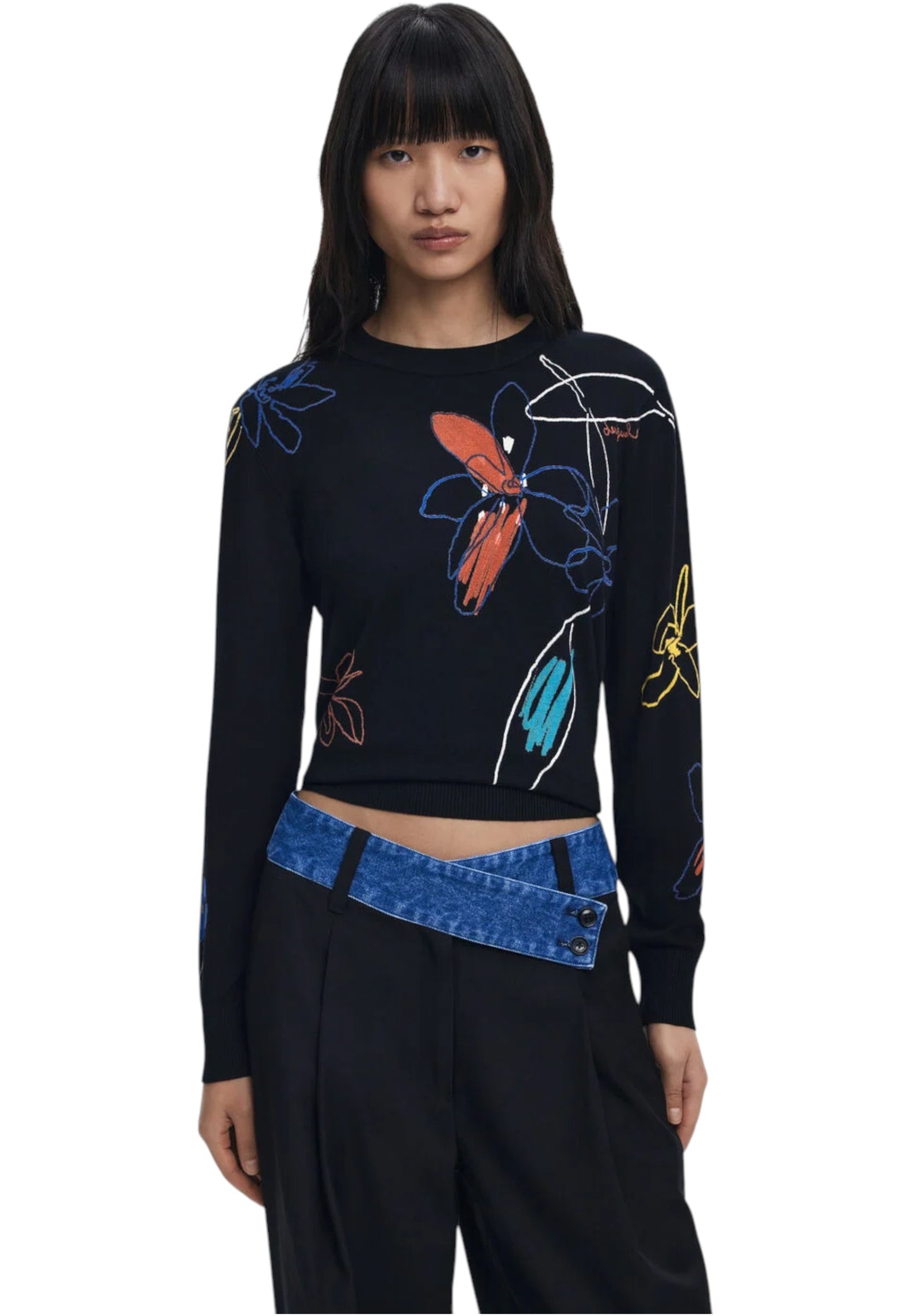 Maglione Donna Desigual Jers Arty 25WWJF33
