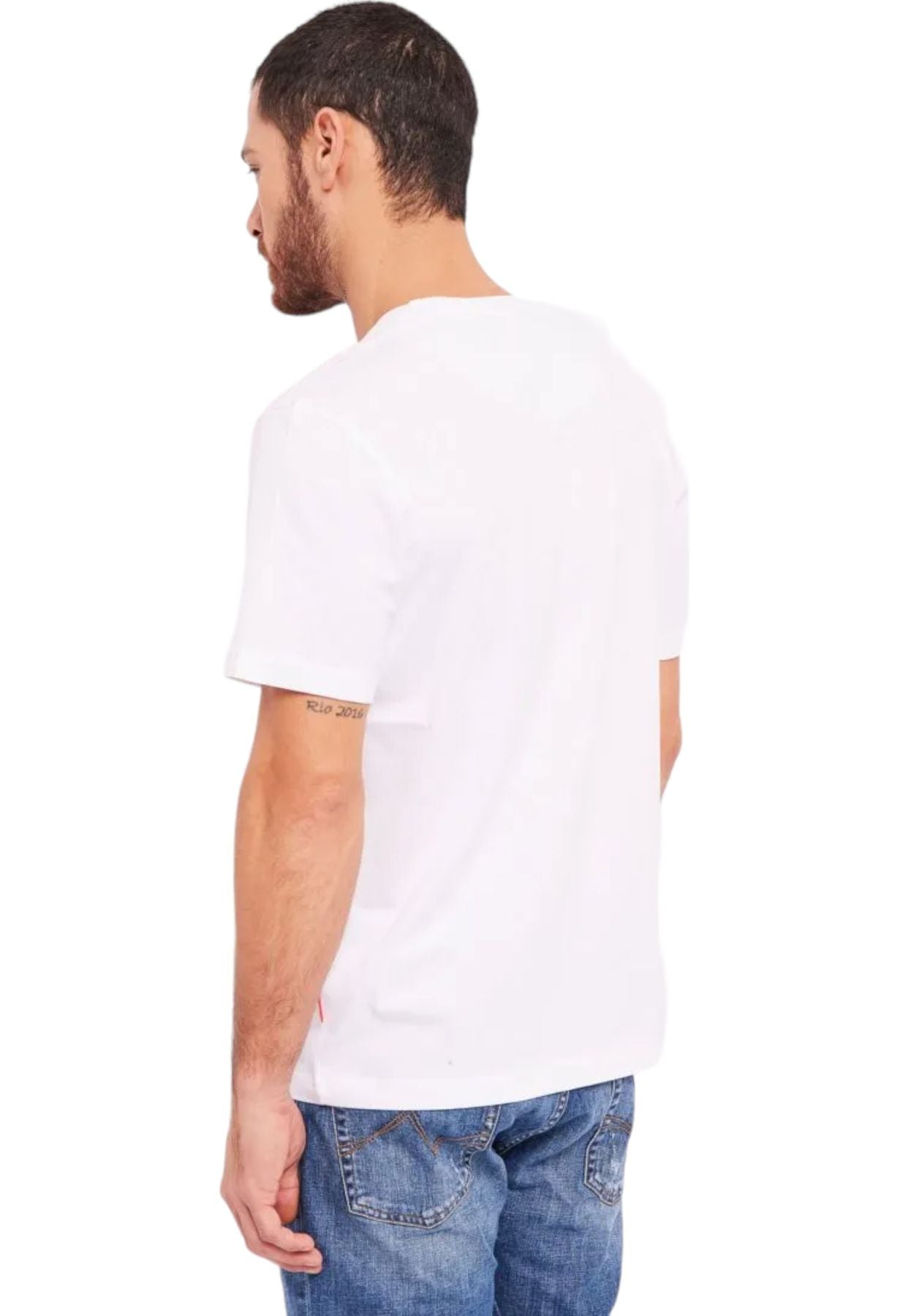 T-Shirt Manica Corta Uomo Gaudi Con Logo 411GU64016