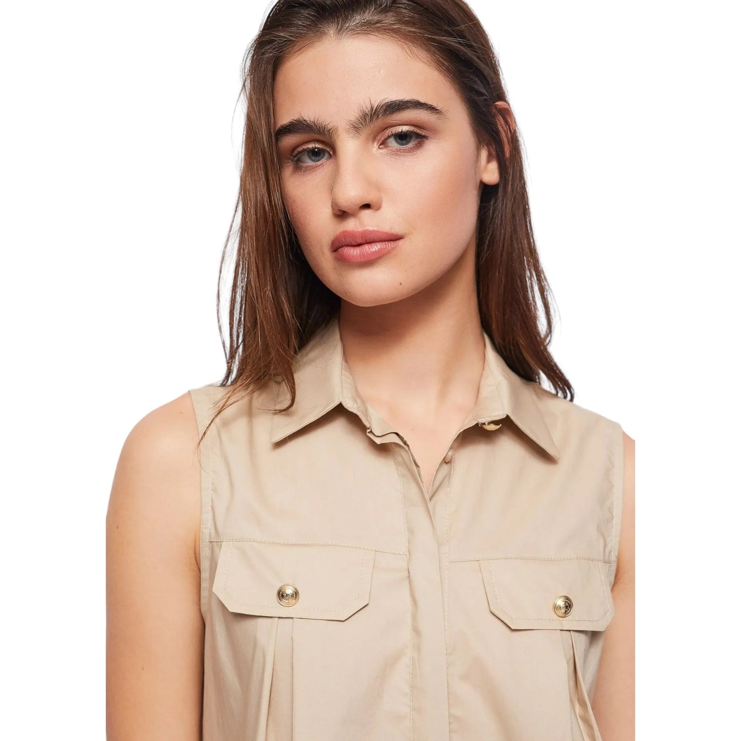 Vestito Corto Donna Gaudi Senza Maniche 311BD15018