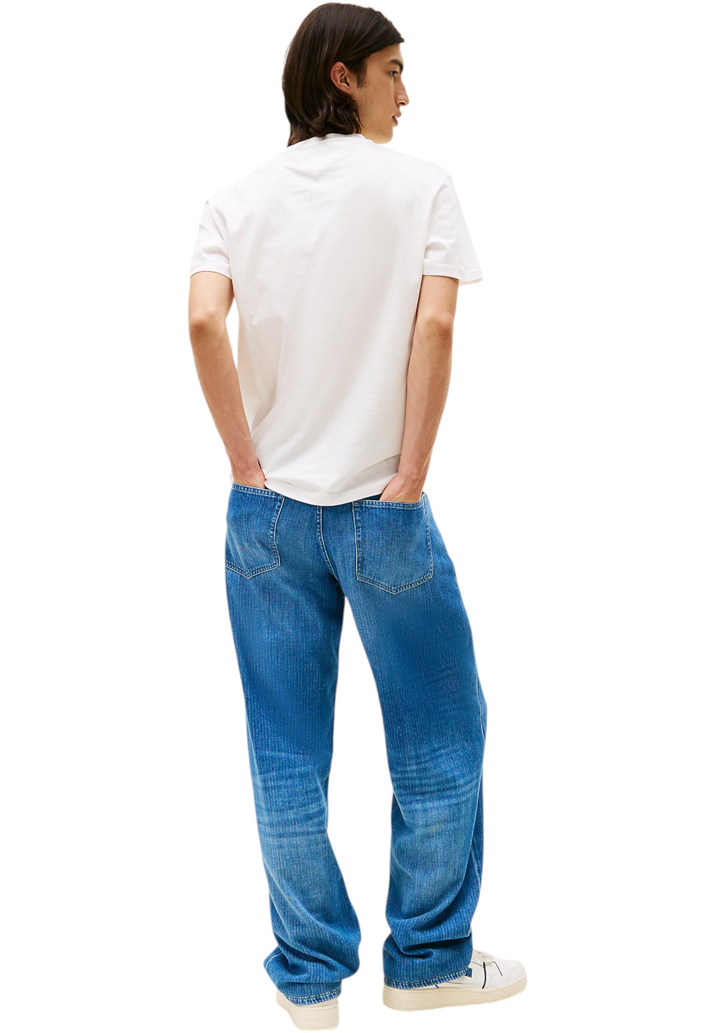 T-Shirt Manica Corta Uomo Tommy Jeans Tjm Regular Rwb Dna DM0DM21940