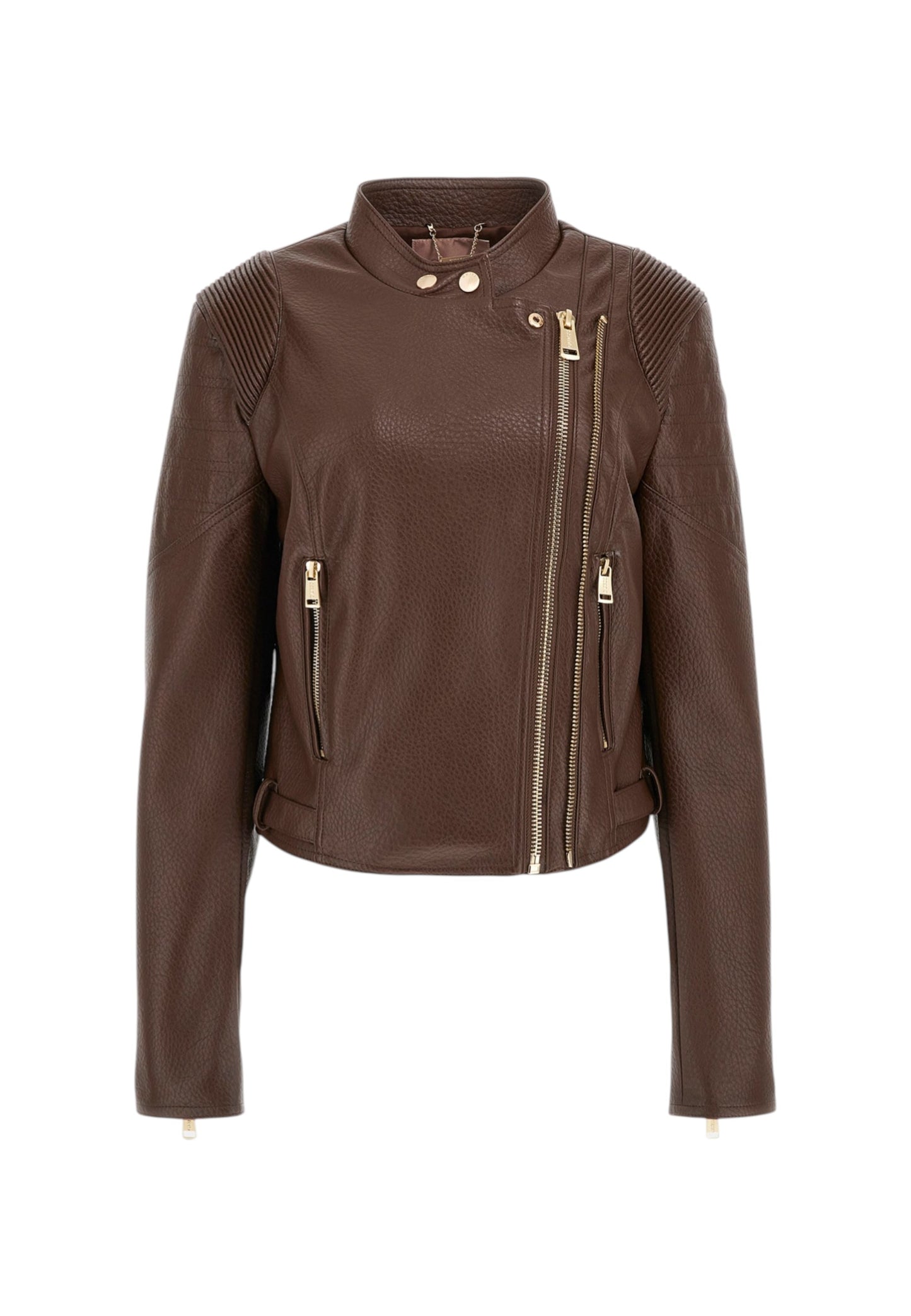 Giacca In Pelle Sintetica Donna Guess Stitched Jeannine W5YL19WHDS0