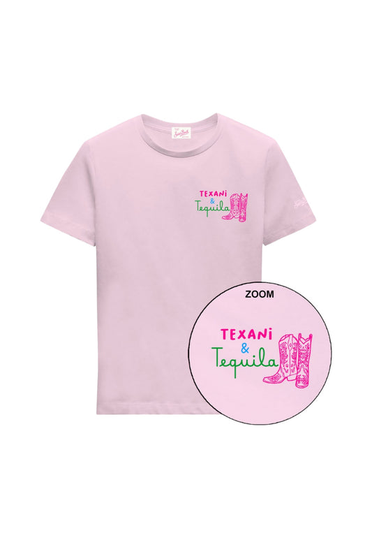 T-Shirt Manica Corta Donna Mc2 Saint Barth Tequila Texani Embroidery Esme ESE0001