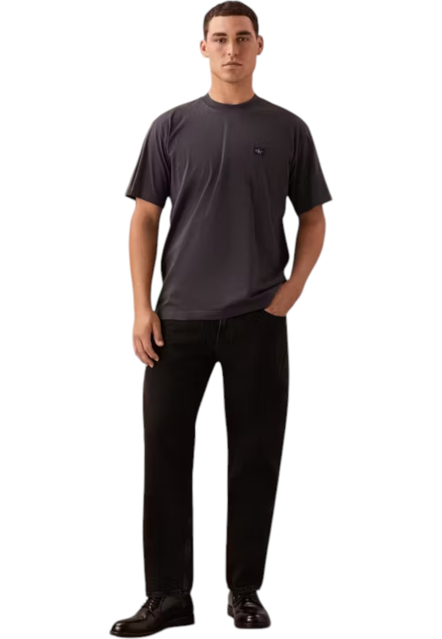 T-Shirt Manica Corta Uomo Calvin klein Jeans  Woven Label Relaxed