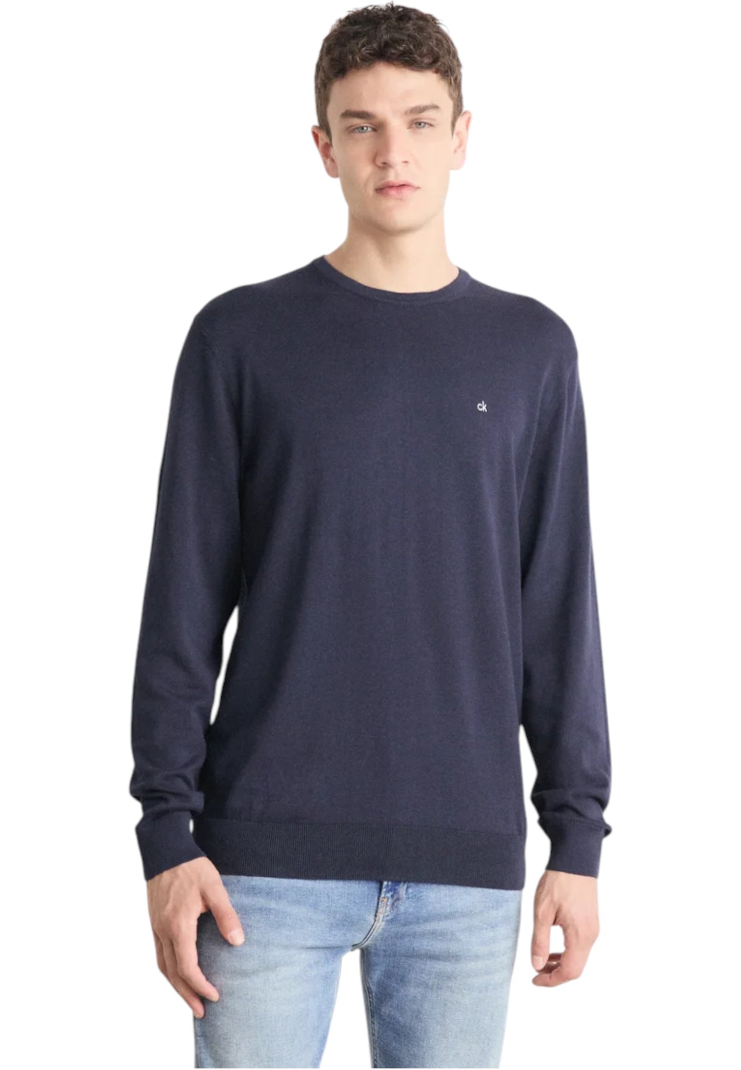 Maglia A Girocollo Uomo Calvin klein