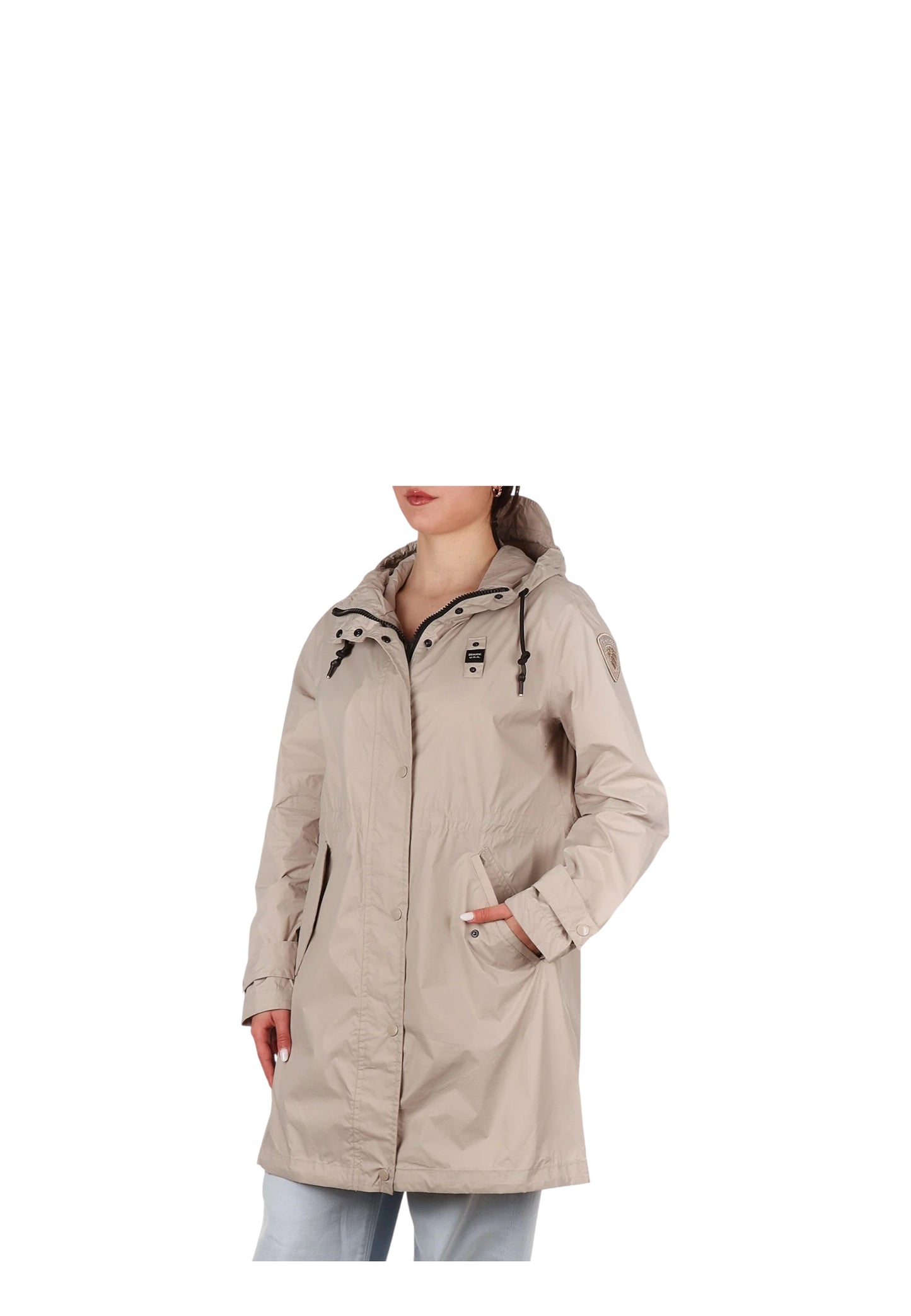 Cappotto Trench Donna Blauer