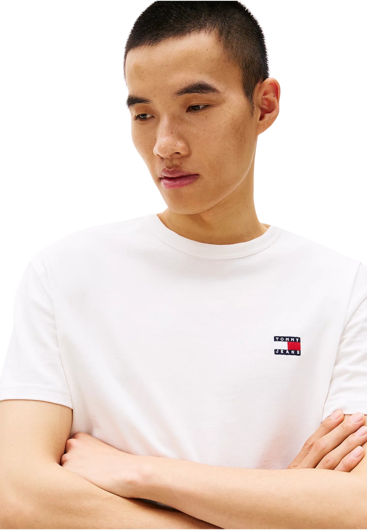 T-Shirt Manica Corta Uomo Tommy Jeans  Tjm Reg Badge Ex