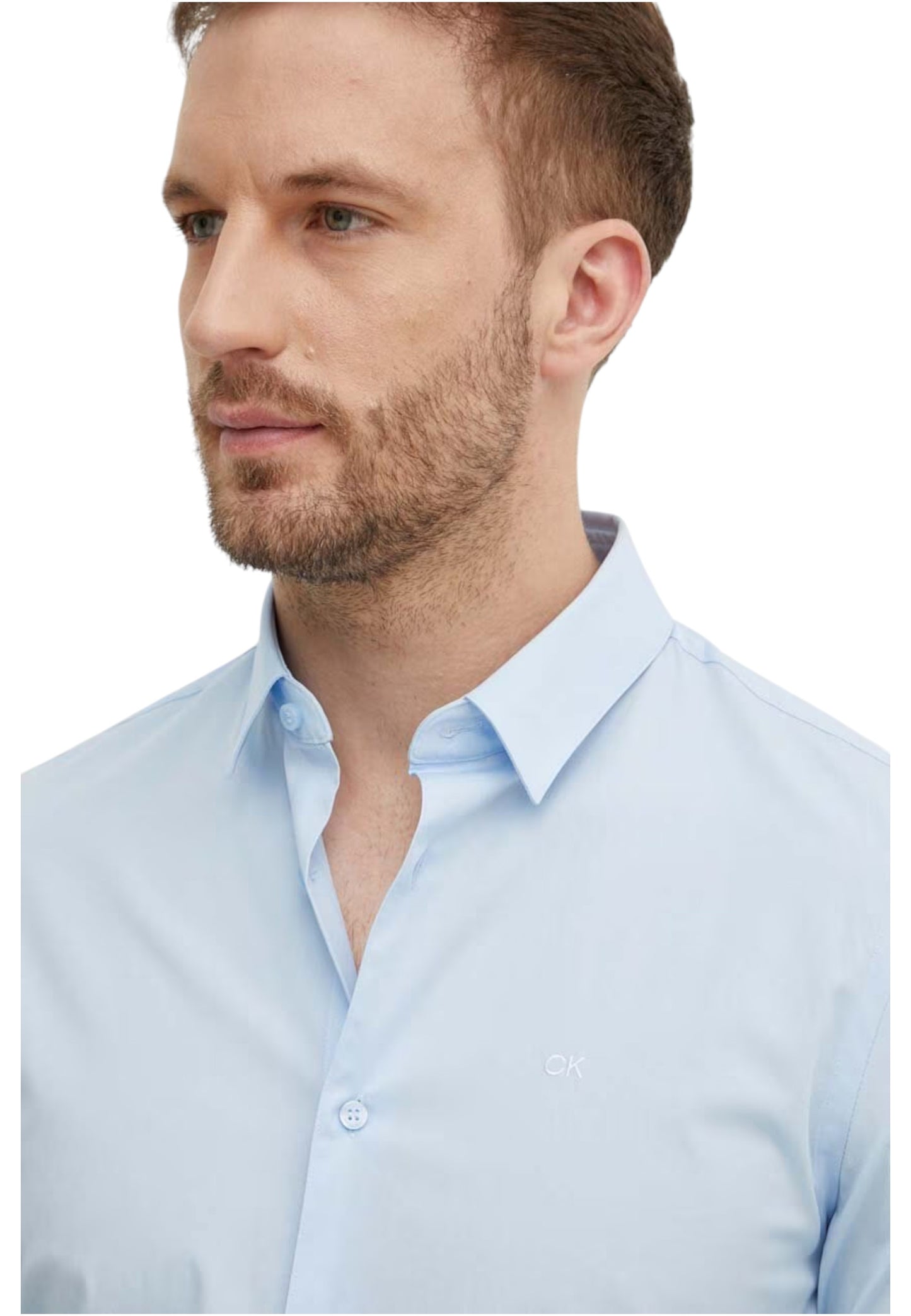 Camicia Manica lunga Uomo Calvin klein Slim Ent Classic Stretch LV019EU039