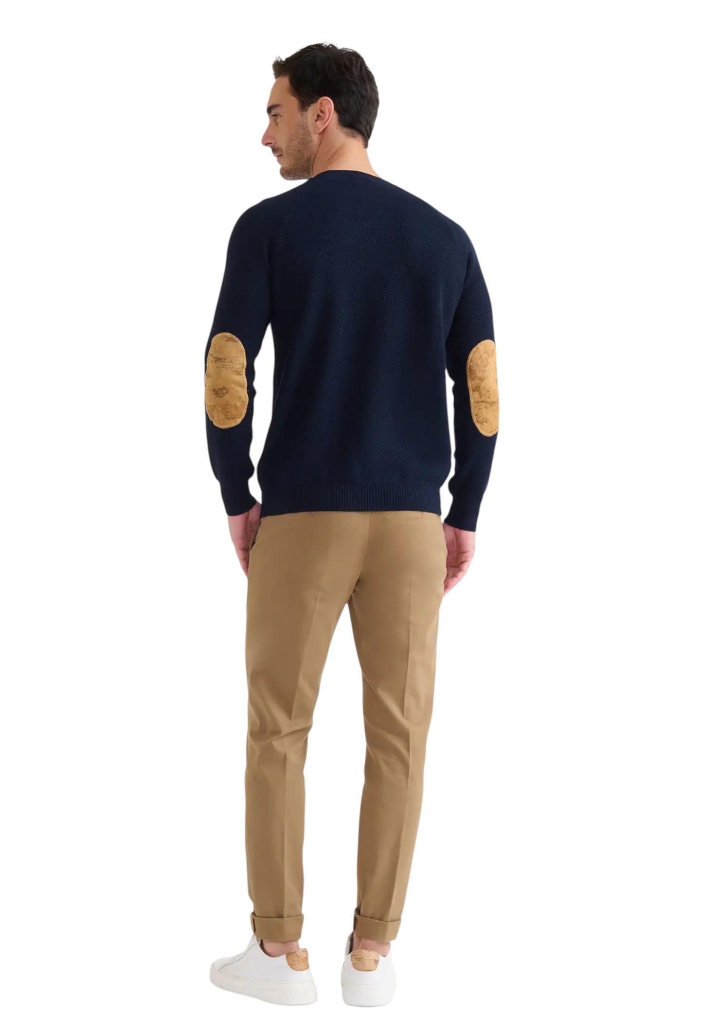 Maglione A Girocollo Uomo Alviero Martini Con Patch 25IU13501UI73