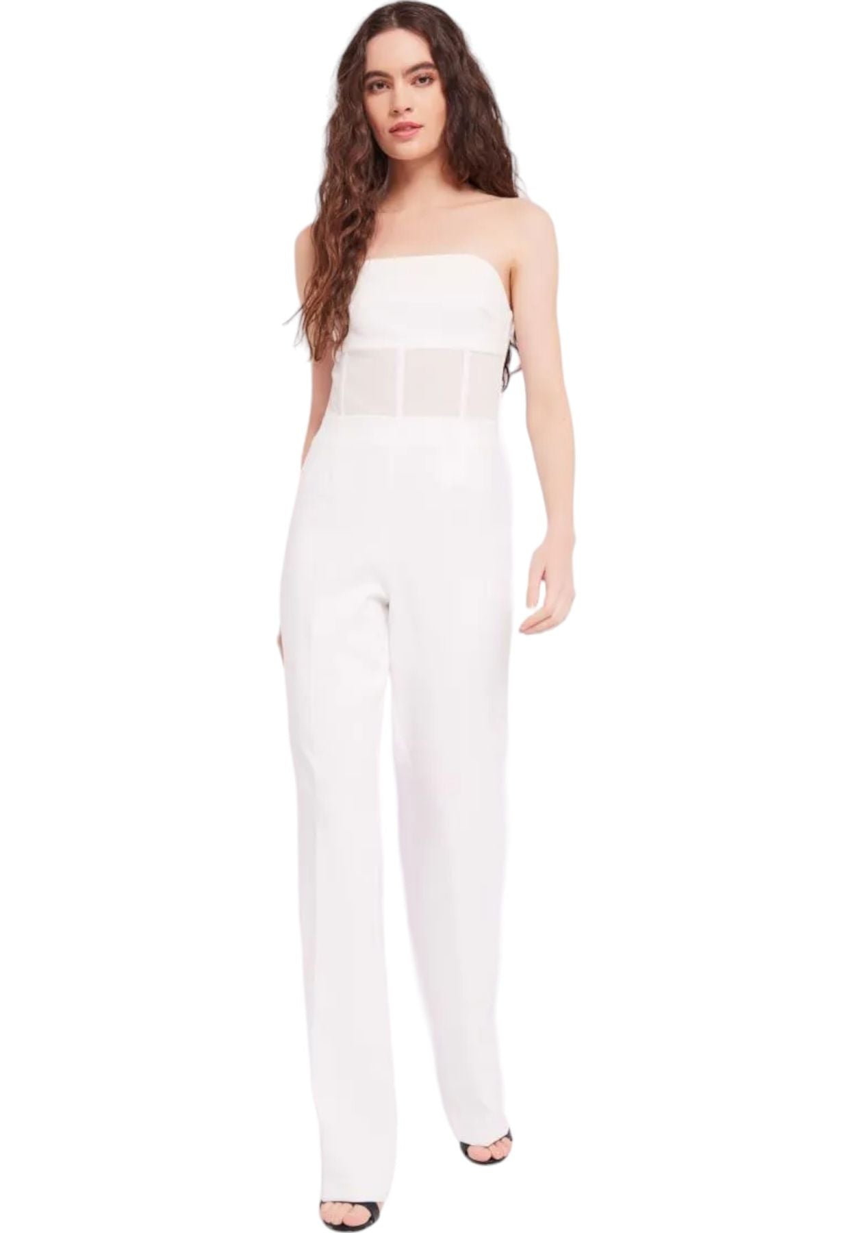 Tuta Jumpsuit Senza Maniche Donna Denny Rose Con Pantalone 411DD25017