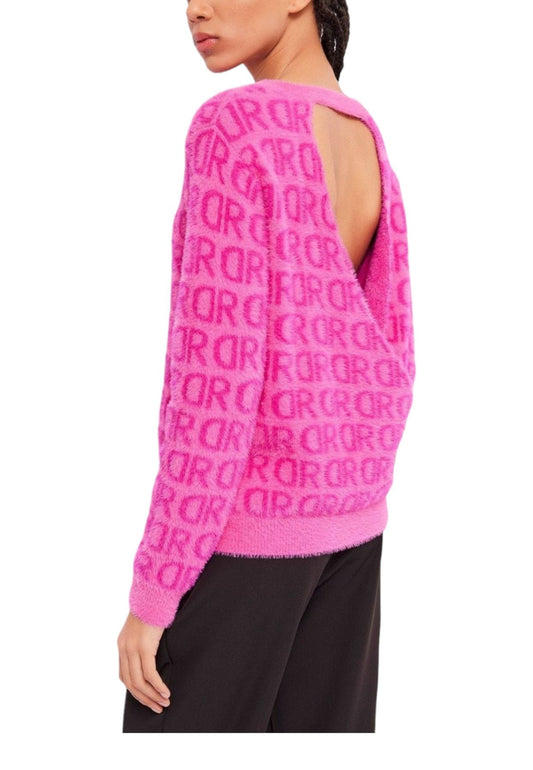 Maglione A Girocollo Donna Denny Rose Jacquard 321ND53011