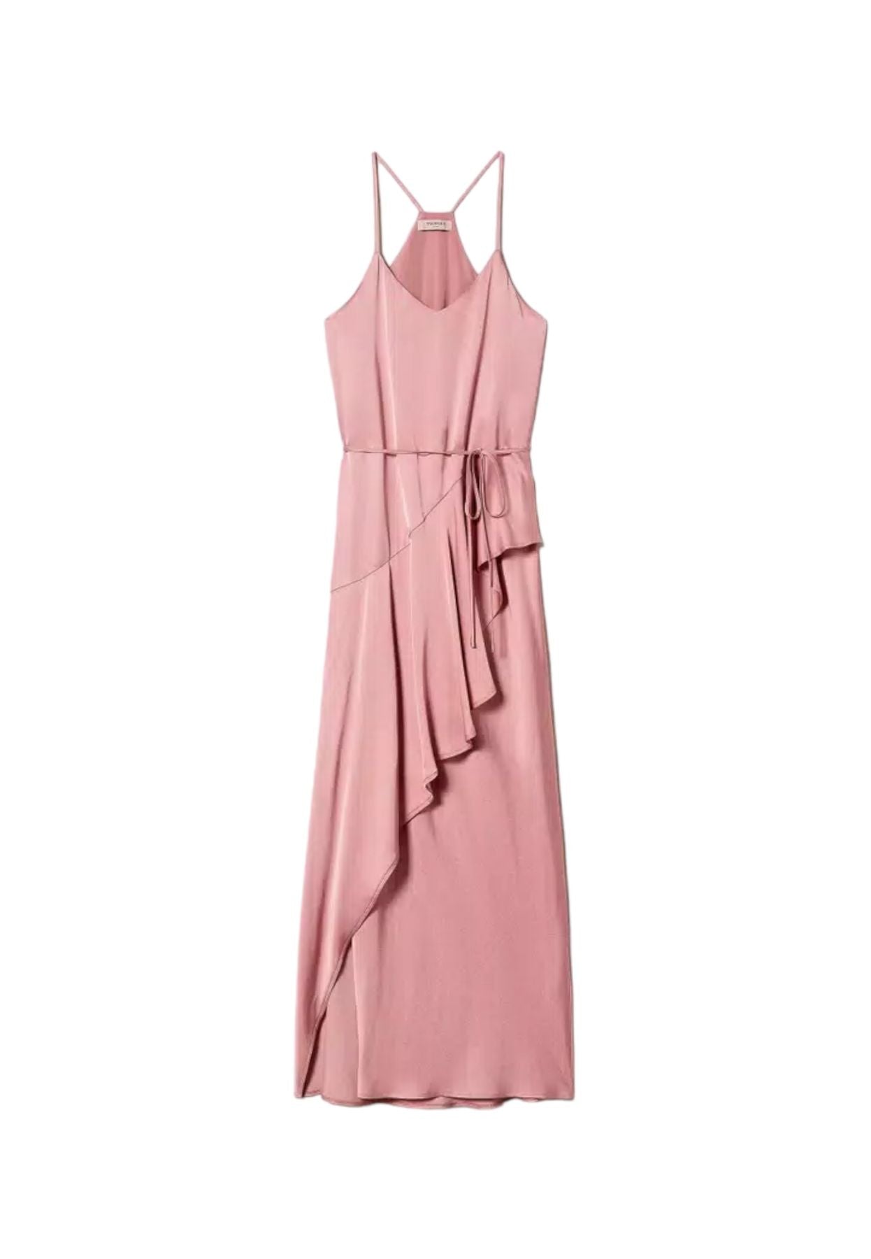 Vestito Lungo Donna Twinset Con Spalline E Spacco Romantic Satin 231TP2430