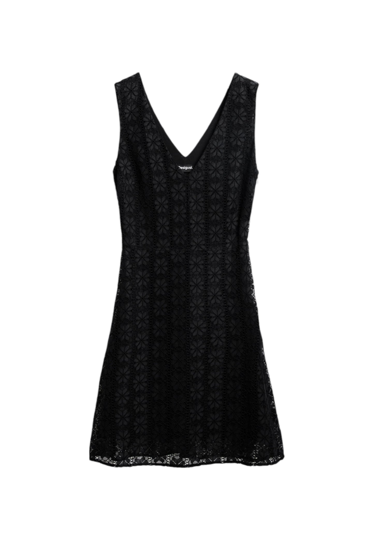 Vestito Corto Donna Desigual In Pizzo Budapest