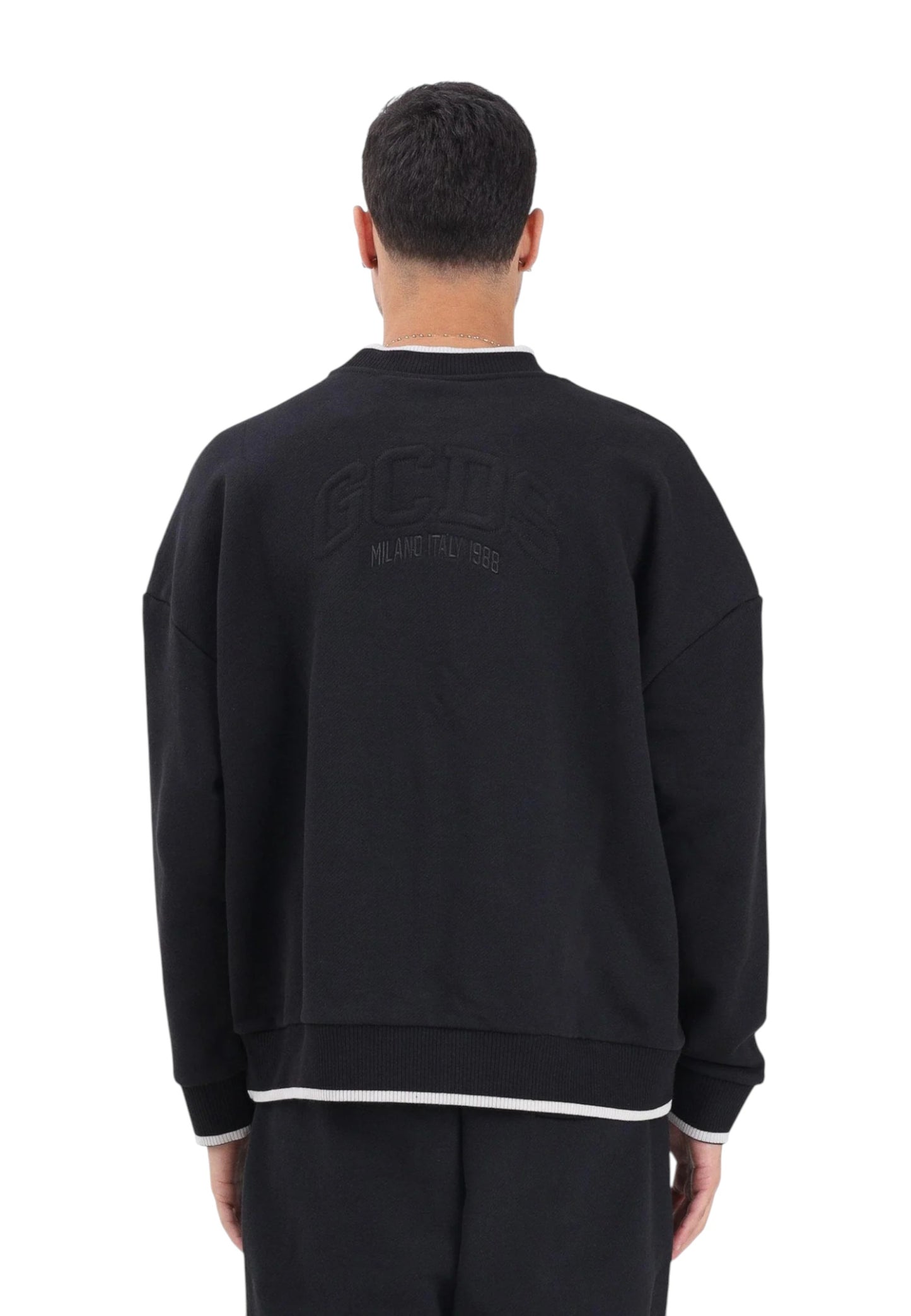 Felpa A Girocollo Uomo Gcds Logo Lounge B2EM1503JD1