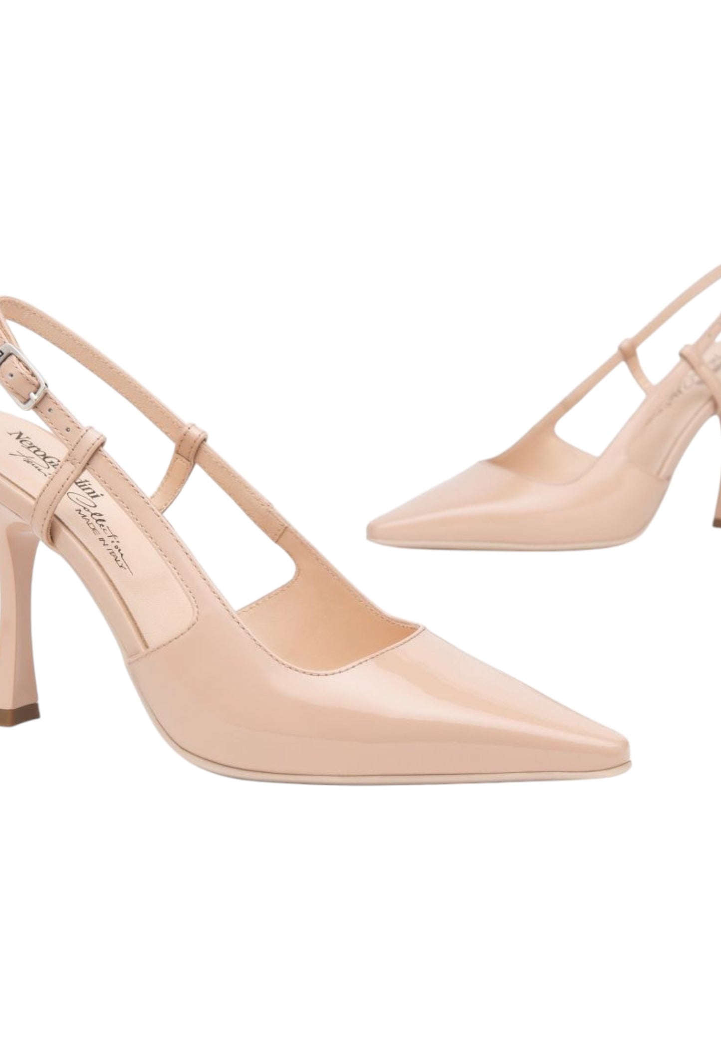 Sling Back Donna Nero Giardini Tacco 9,5 CM