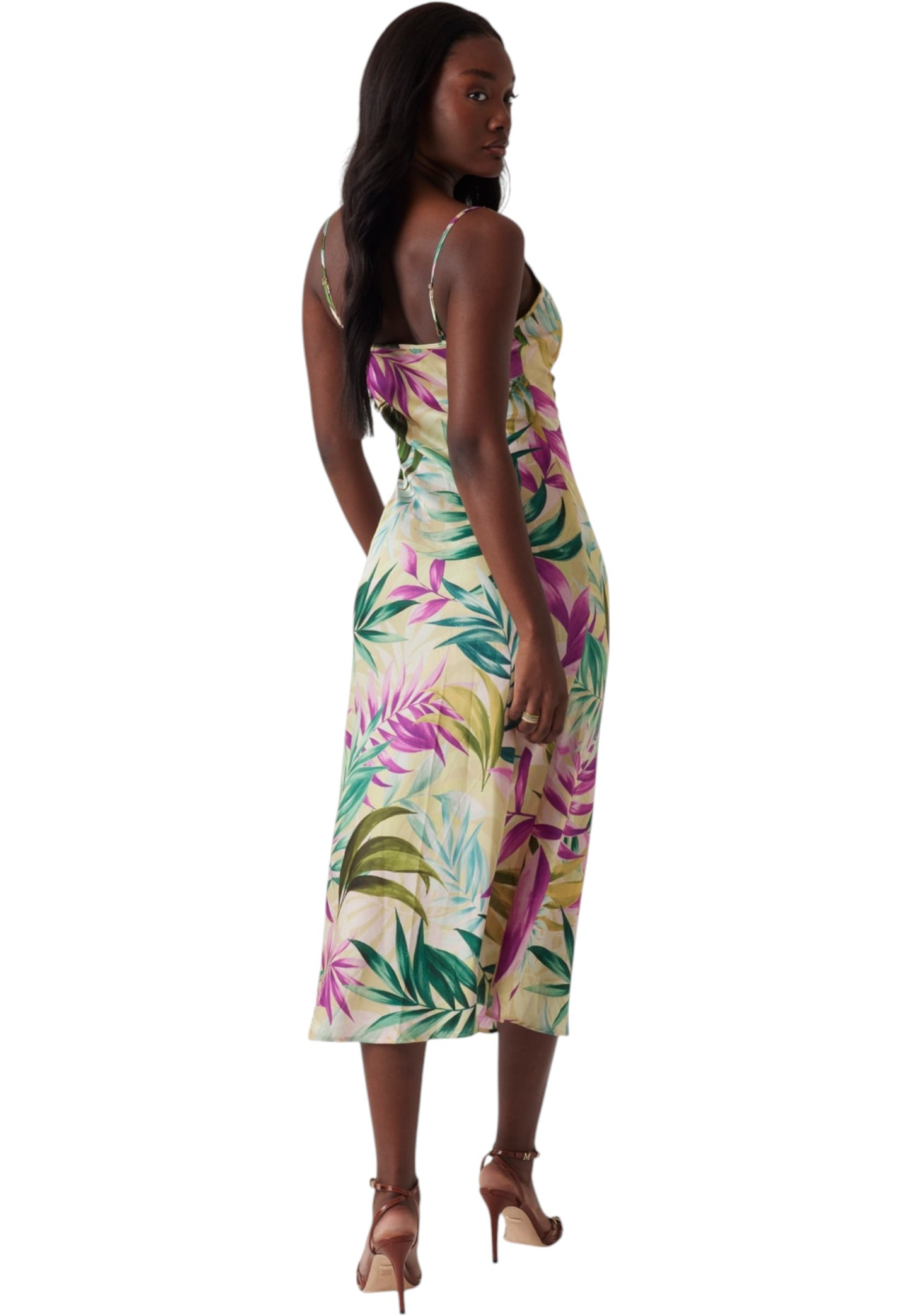 Vestito Lungo Donna Guess Con Stampa Floreale New Akilina