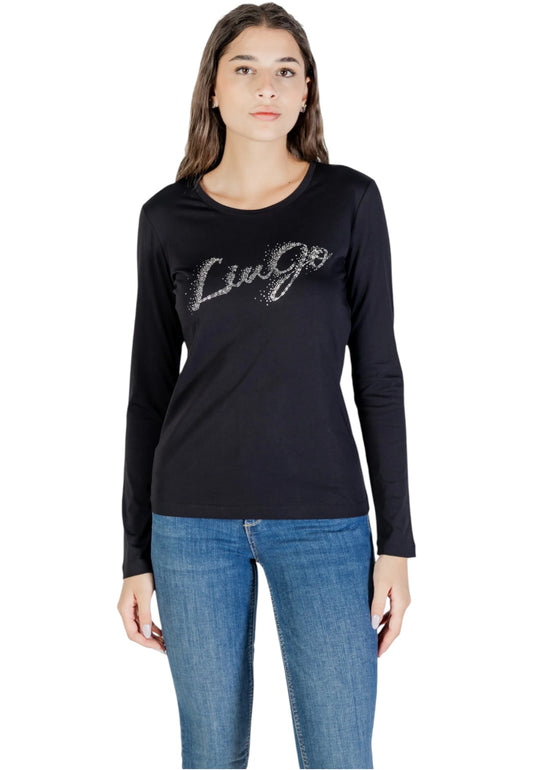 T-Shirt Manica lunga Donna Liu Jo Faded Liujo Silver UF5283JS923