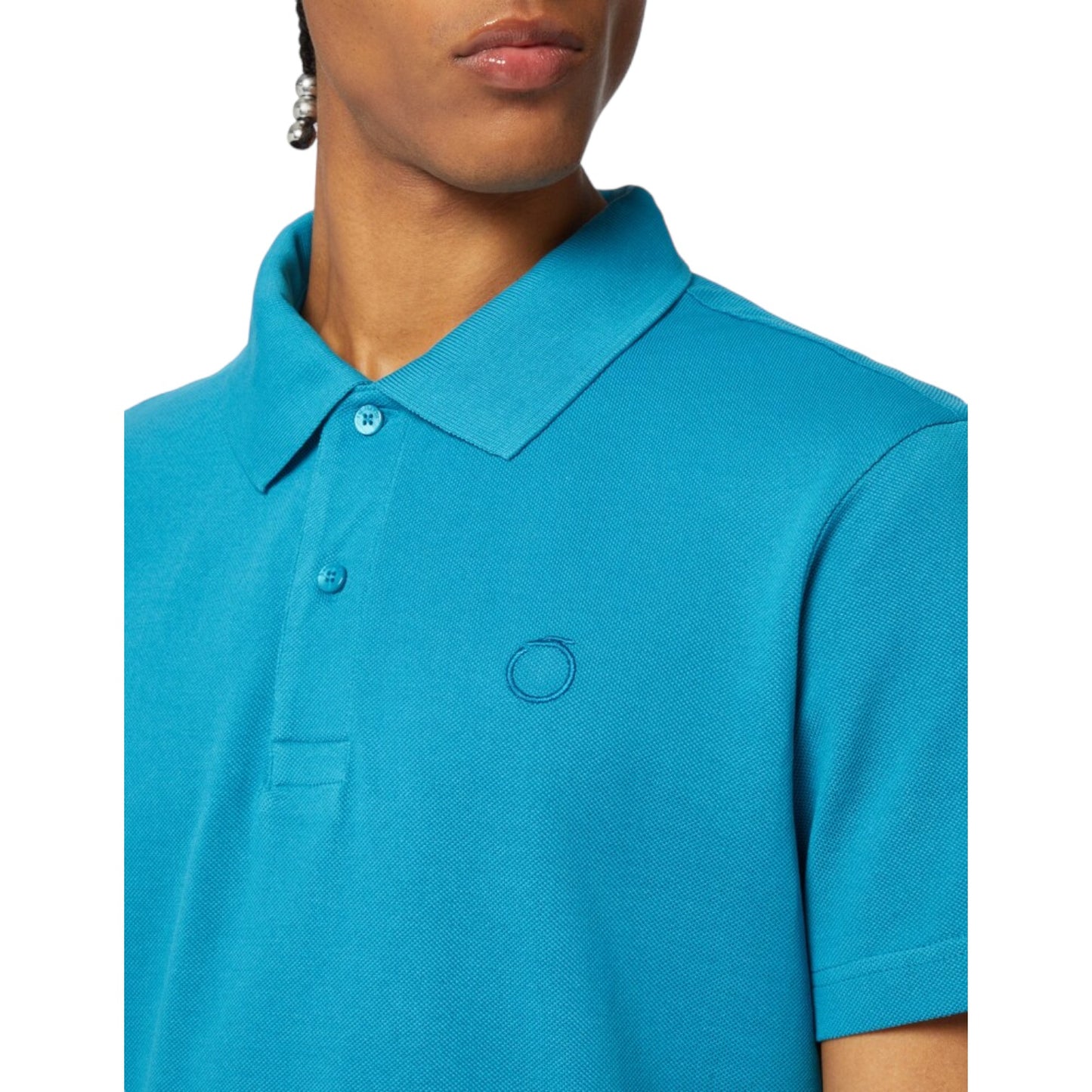 Polo Manica Corta Uomo Trussardi Greyhound Embroidery Cotton Piquet 52T00712-1T005648