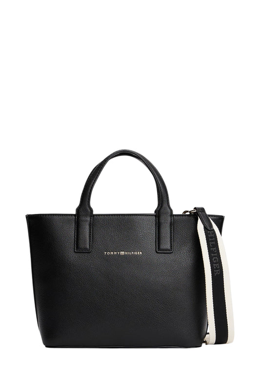 Borsa A Mano Donna Tommy Hilfiger Mini Tote Th Logotape