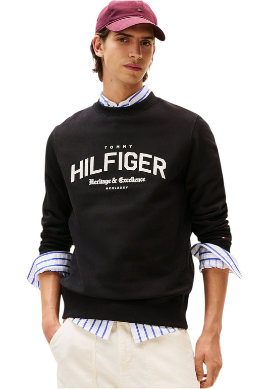 Felpa A Girocollo Uomo Tommy Hilfiger  Hilfiger Arch MW0MW40067