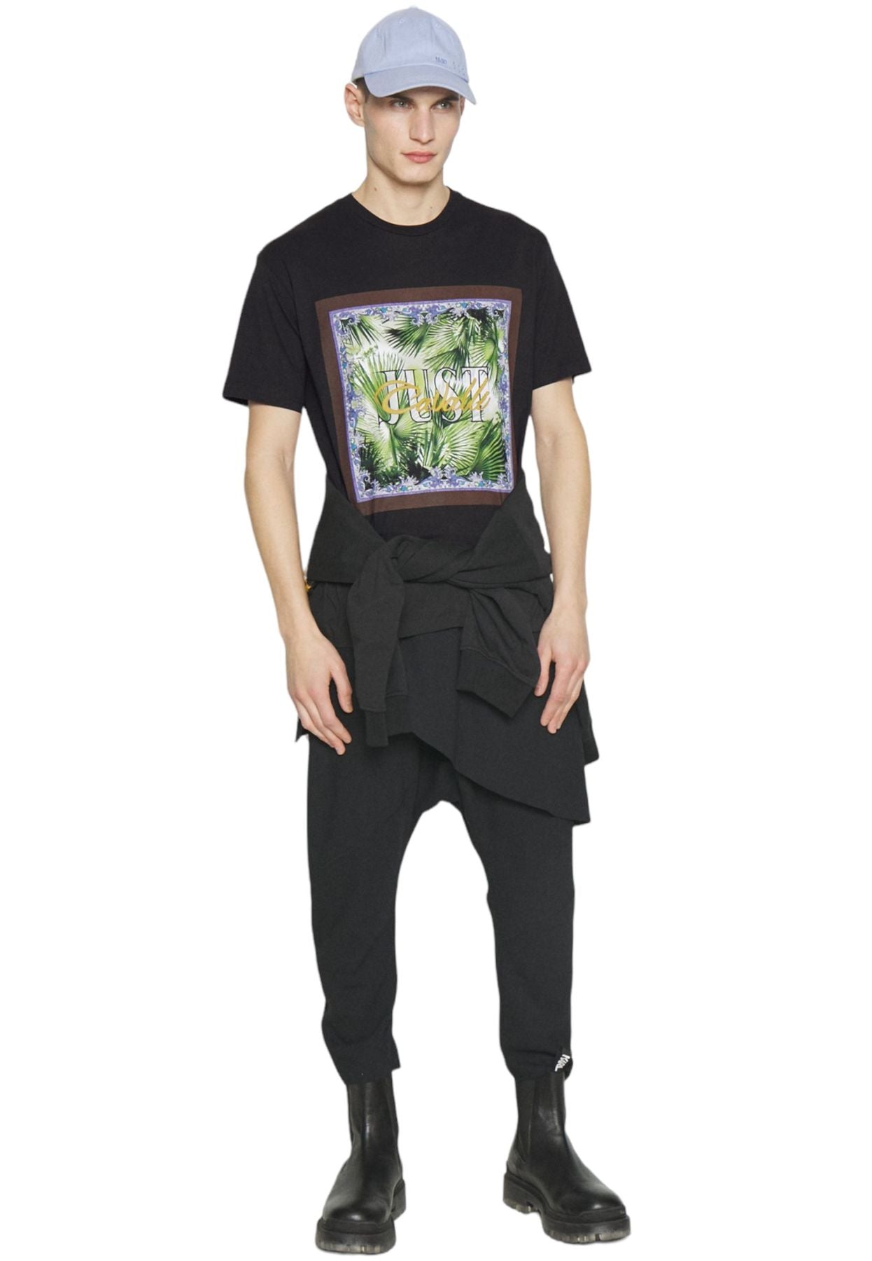 T-Shirt Manica Corta Uomo Just Cavalli 74Mm600 R Eden Foulard 74OBHF10CJ200