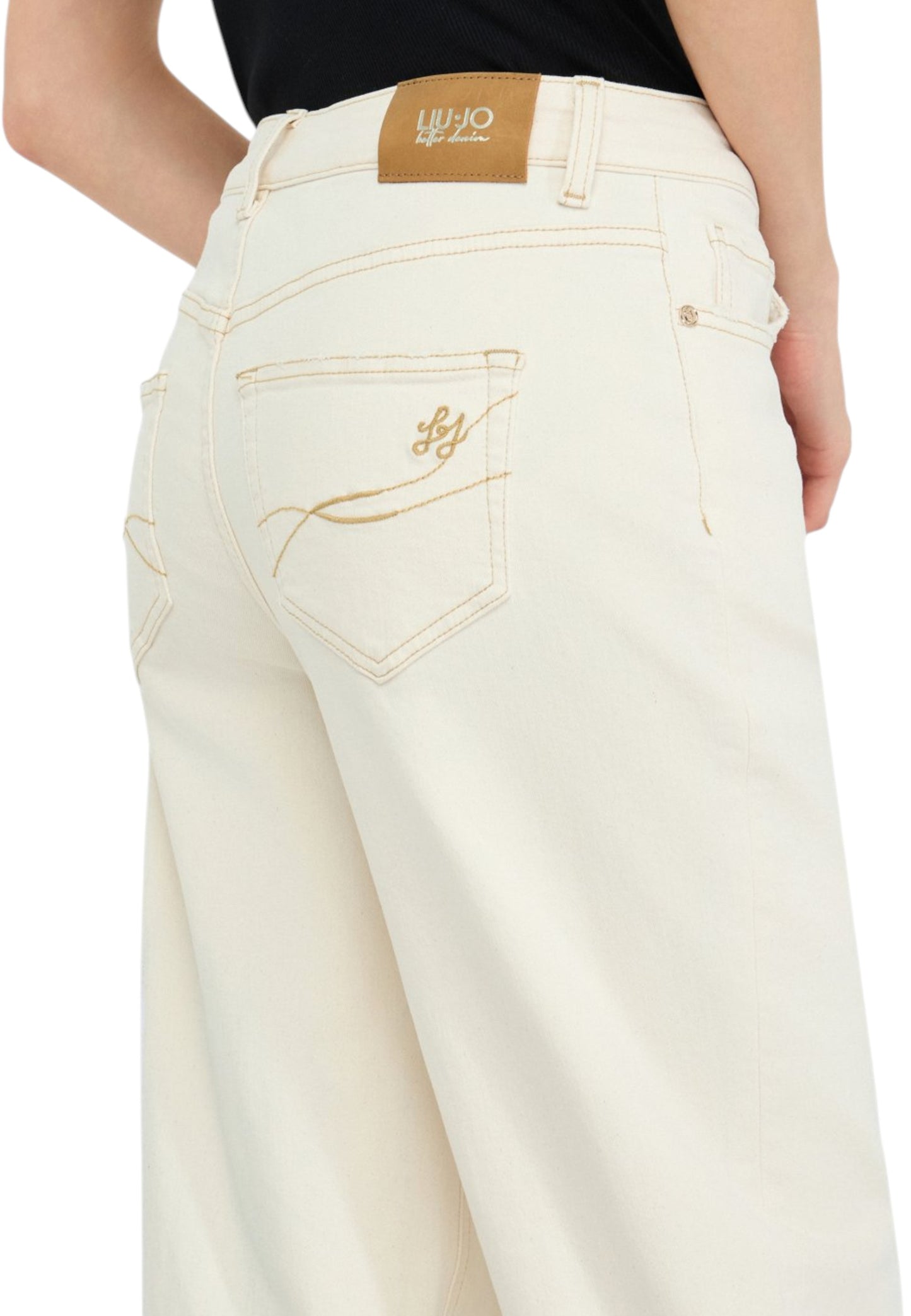 Pantaloni Carrot Fit Donna Liu Jo Vita Alta UF5135TS053
