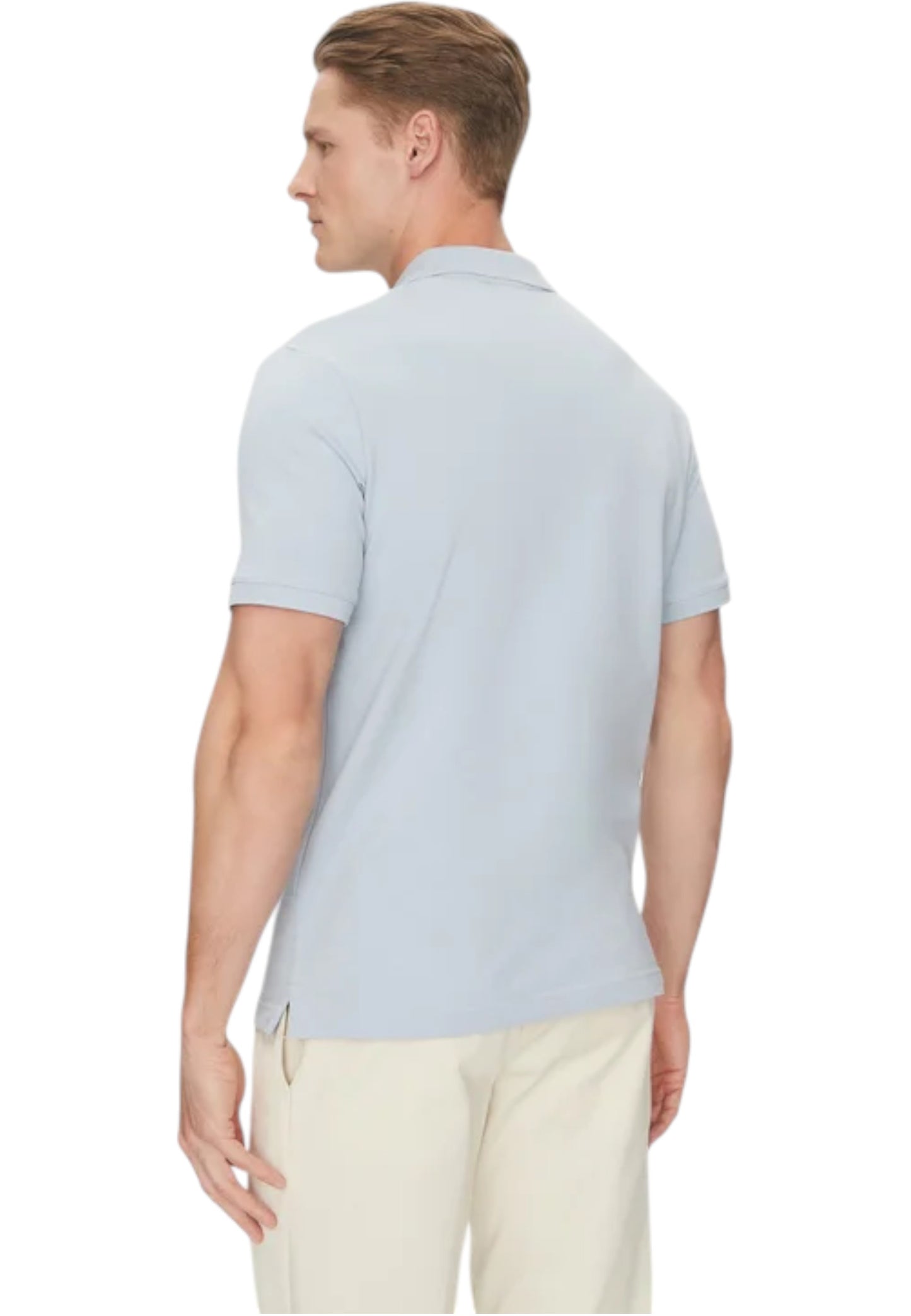 Polo Manica Corta Uomo Calvin klein  Stretch Pique Slim