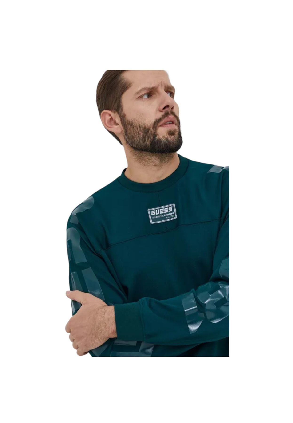 Felpa A Girocollo Uomo Guess Baloo Z4RQ02KBO62