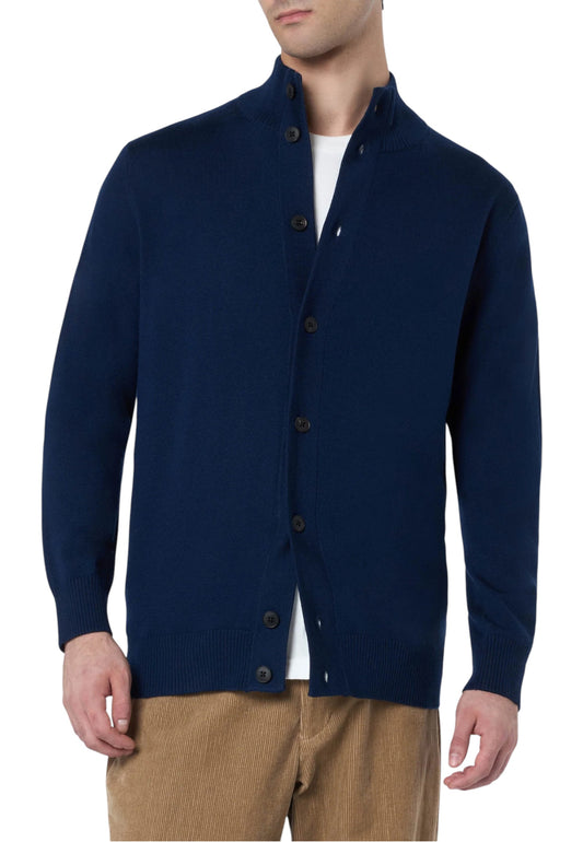 Cardigan Uomo Mc2 Saint Barth Con Bottoni Savile Merino SAVI002
