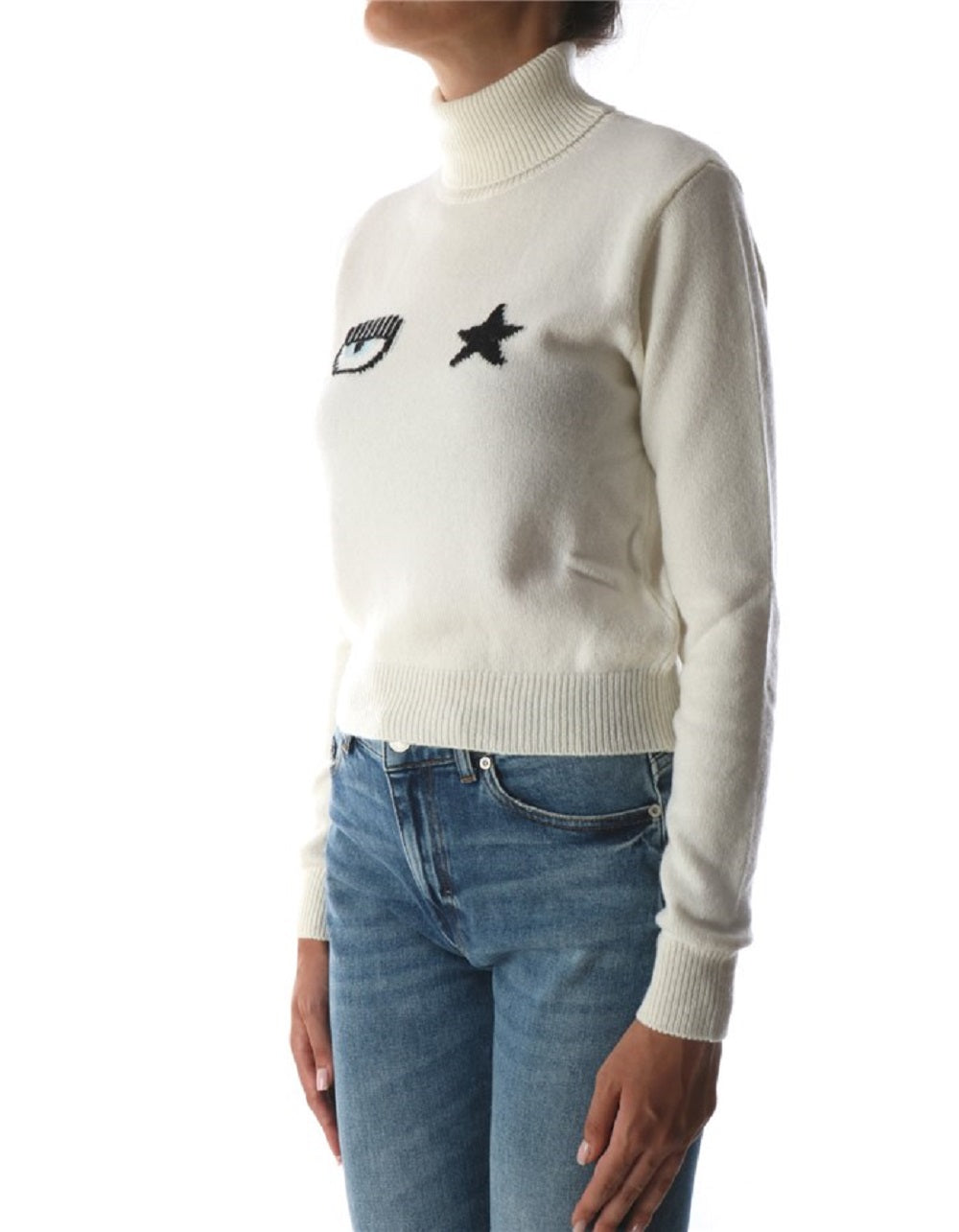 Maglione Collo Alto Donna Chiara Ferragni 73CBFM28CMA10