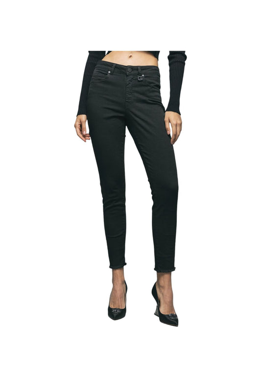 Jeans Donna Gaelle Mandy Skinny Carry Over Con Passante Logo GBDP17104