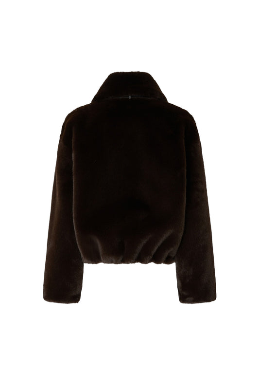 Pelliccia Sintetica Donna Pinko Blouson Similvisone Estebana 106013A1ZM