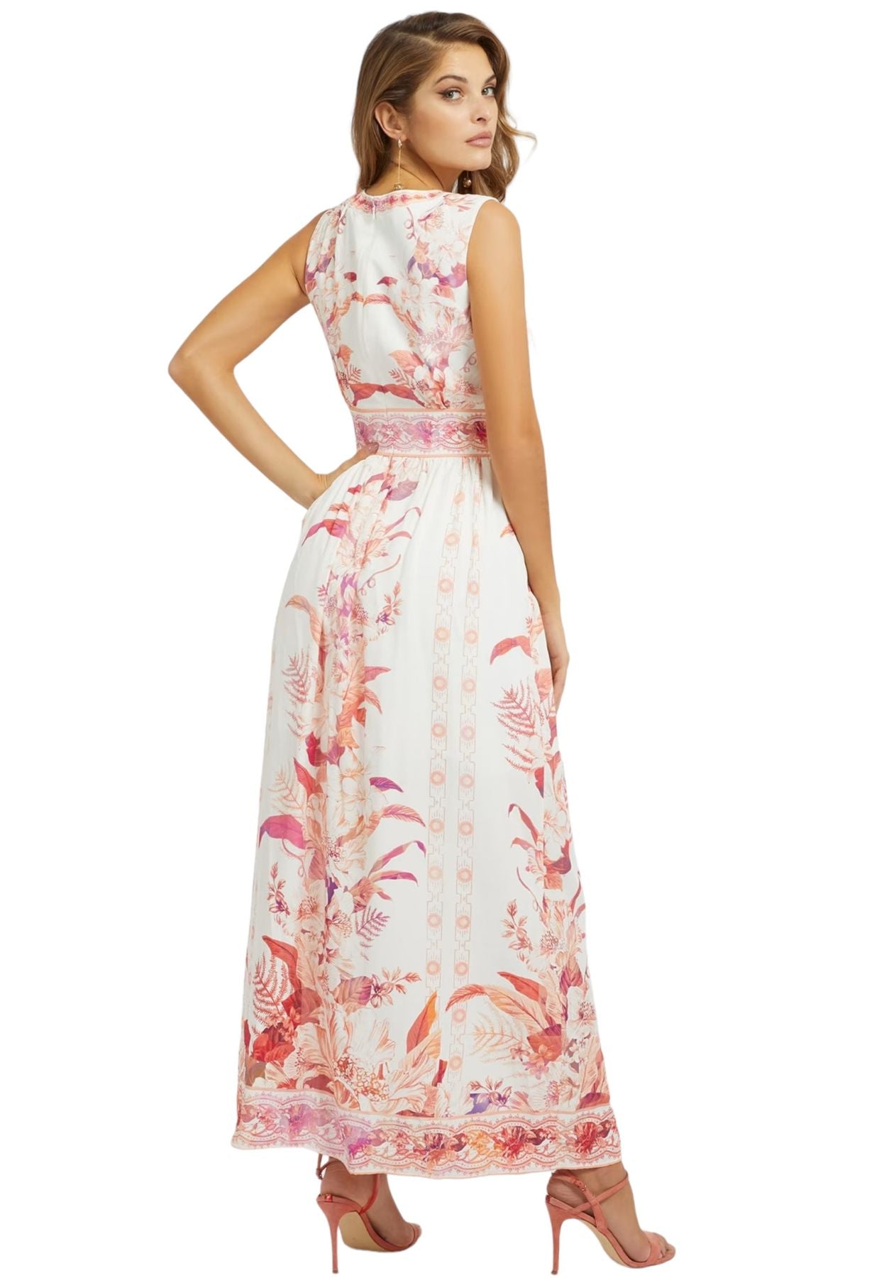 Vestito Lungo Donna Guess Gisel W3GK30WFCX0