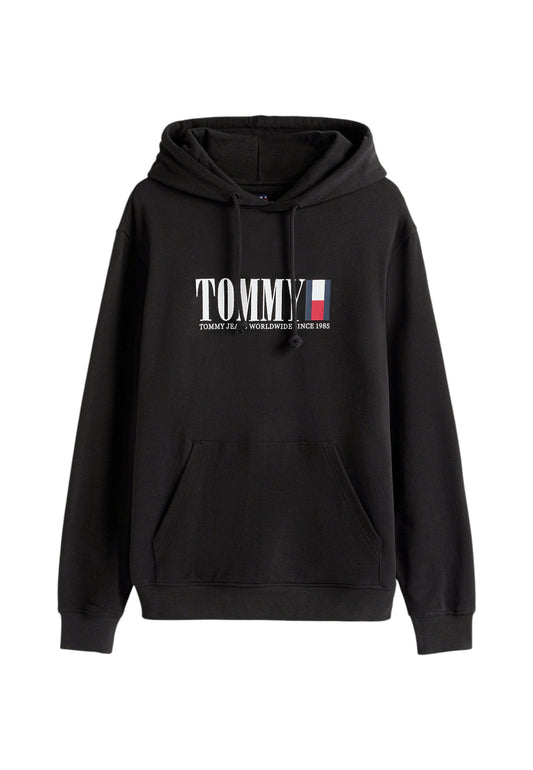 Felpa Con Cappuccio Uomo Tommy Jeans  Tjm Regular Rwb Dna Graphic DM0DM22144