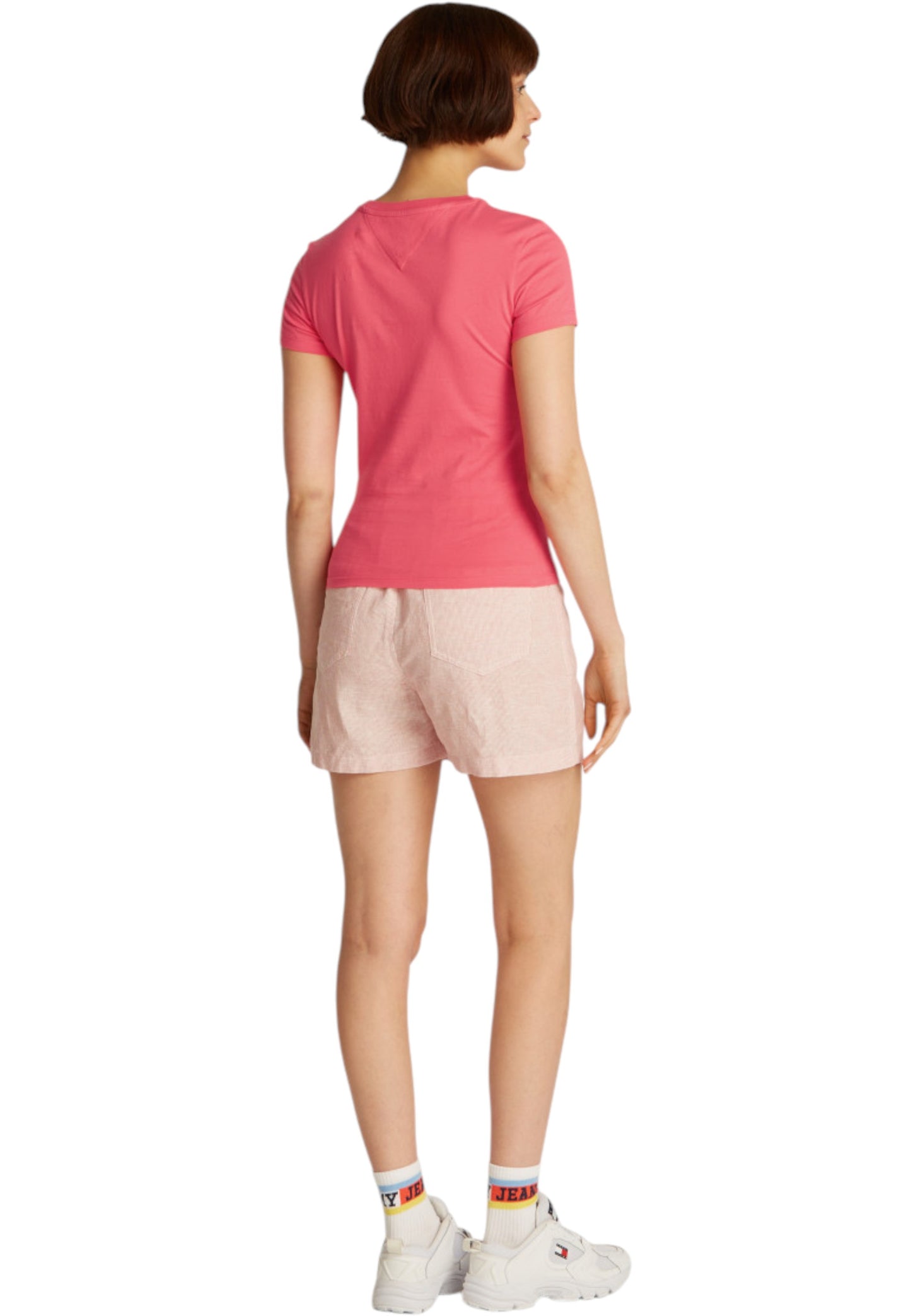 T-Shirt Manica Corta Donna Tommy Jeans  Tjw Slim Essential L