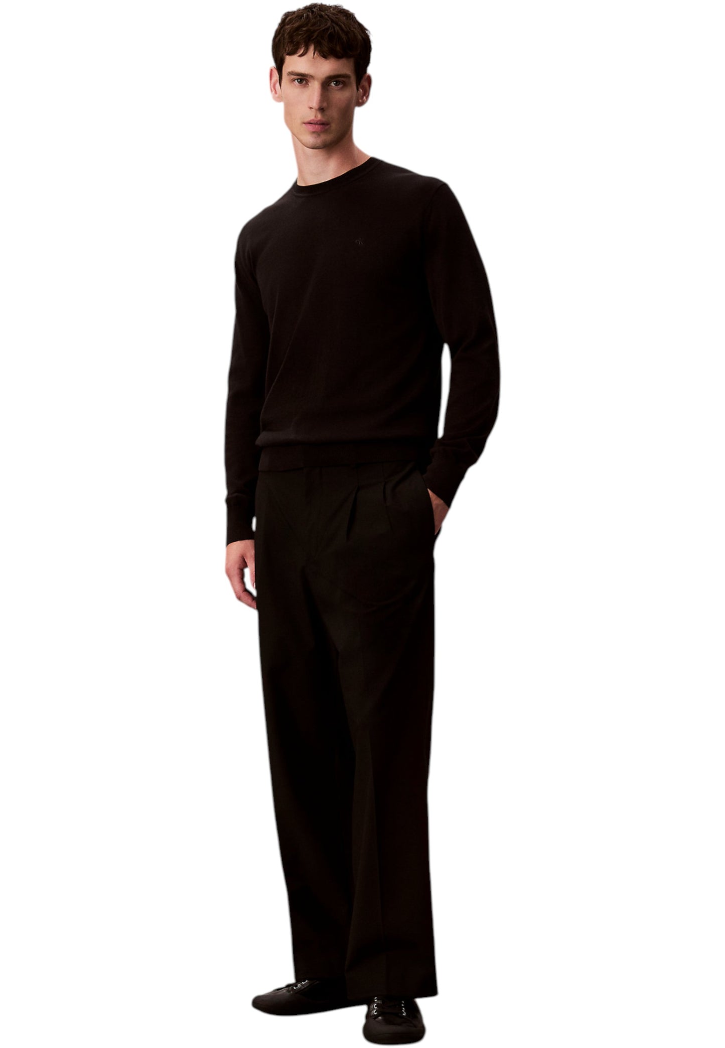 Maglione A Girocollo Uomo Calvin klein  Supima Cotton LV040BM343