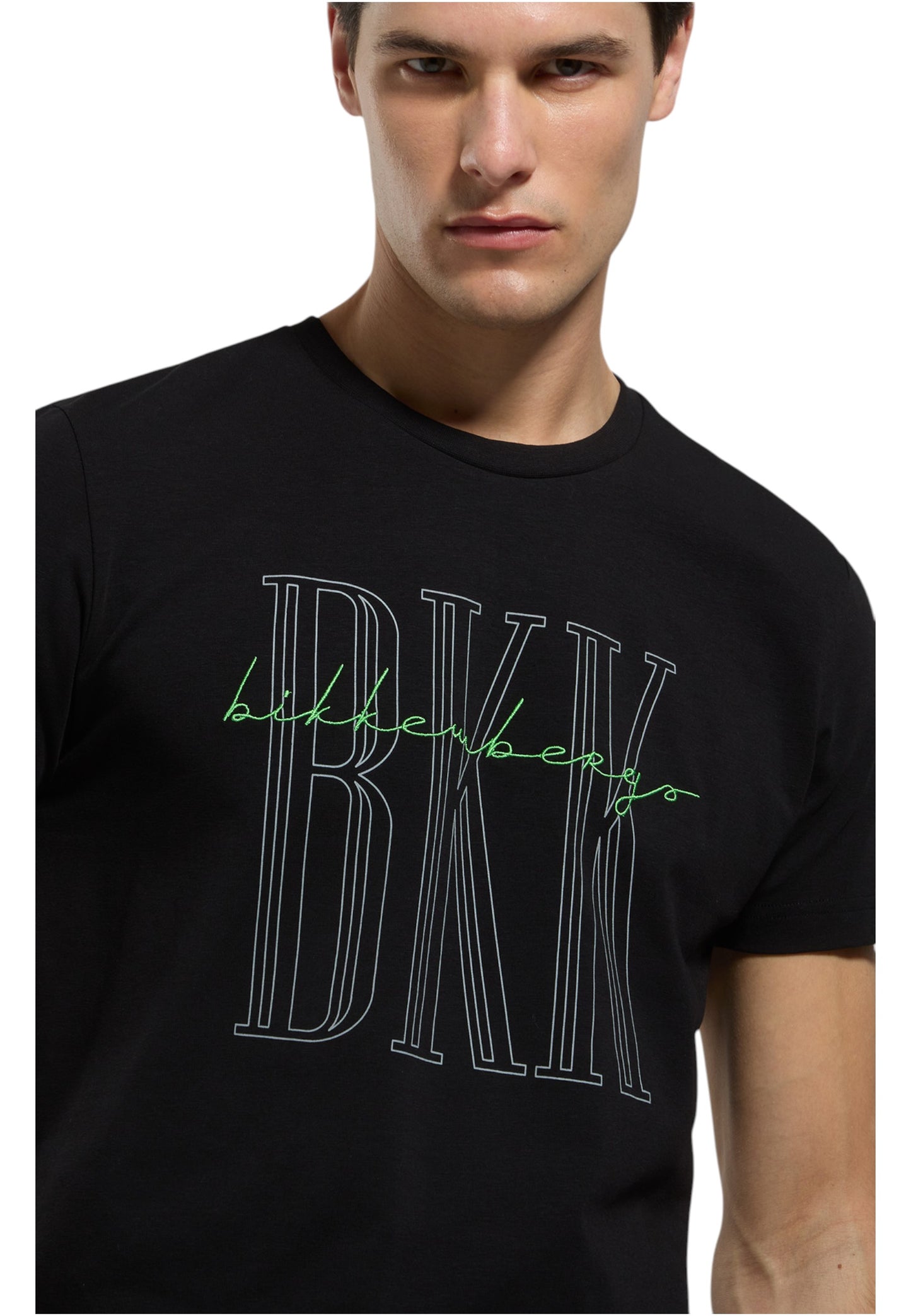 T-Shirt Manica Corta Uomo Bikkembergs Stampa BKK