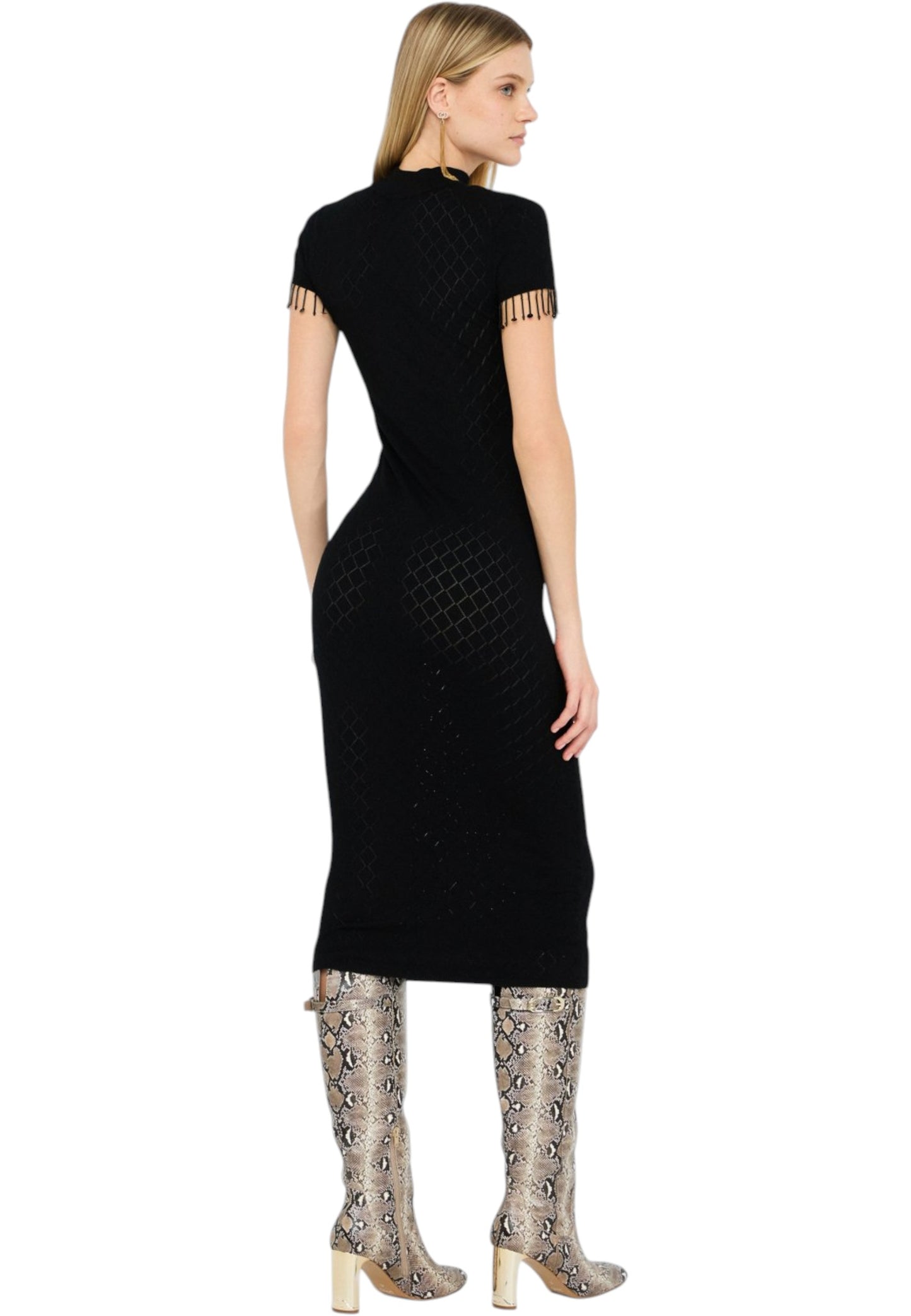 Vestito Midi Donna Liu Jo In Maglia CF5029MS18F