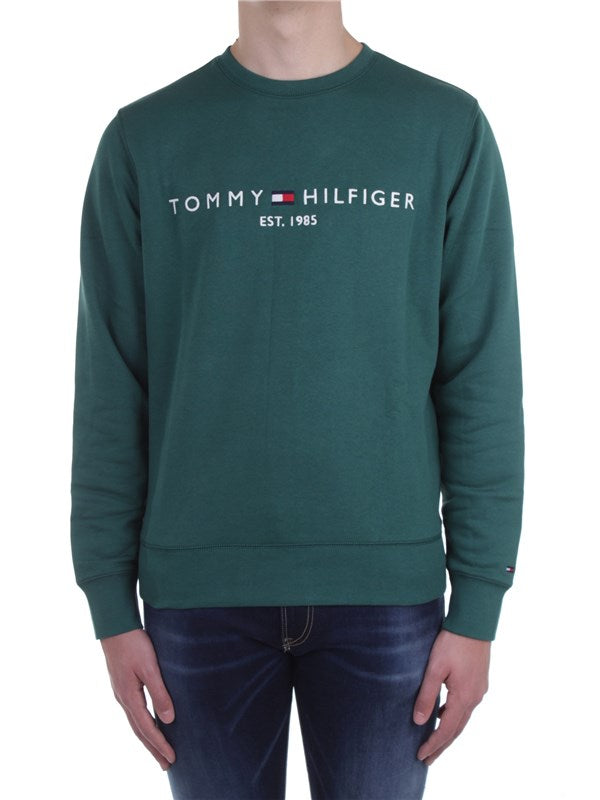 Felpa A Girocollo Uomo Tommy Hilfiger Tommy Logo MW0MW11596