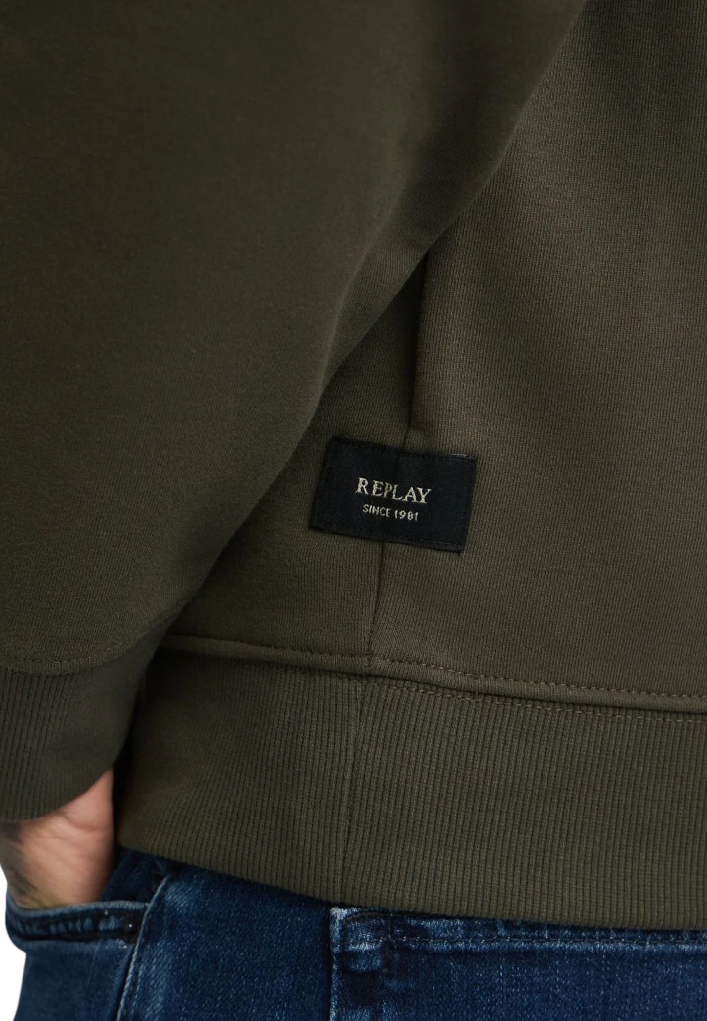 Felpa Con Cappuccio Uomo Replay Con Lettering M3104 .000.23832