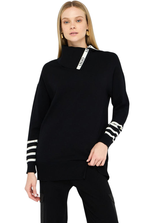 Maglia Collo Alto Donna Liu Jo Maxi TF5218MS63L