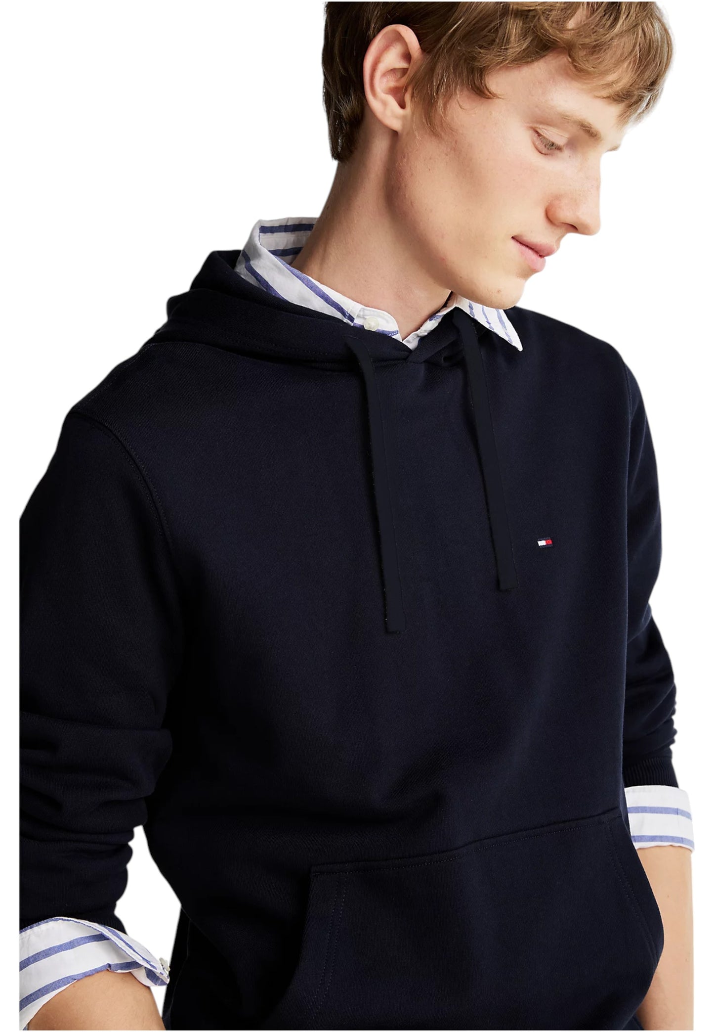 Felpa Con Cappuccio Uomo Tommy Hilfiger  Essential Terry