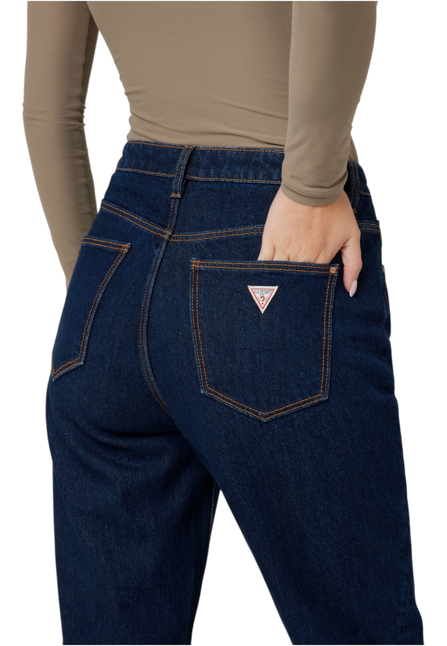 Jeans Tapered Fit Donna Guess Mom Jean W2YA21D4NH4