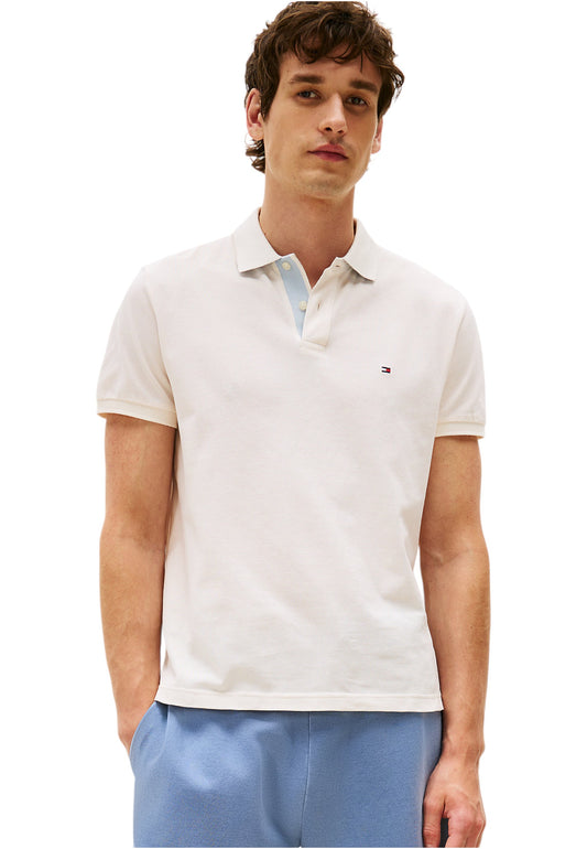 Polo Manica Corta Uomo Tommy Hilfiger  Mb Contrast Collar MW0MW39563