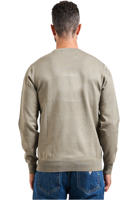 Maglione A Girocollo Uomo Guess  Hervey Logo Tonal M5YR08Z3FC2