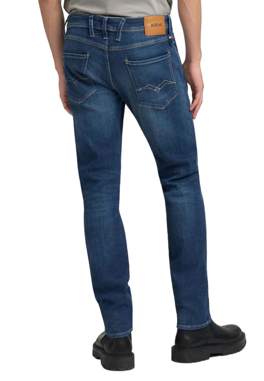 Jeans Slim Fit Uomo Replay  Anbass M914Q .000.141 908