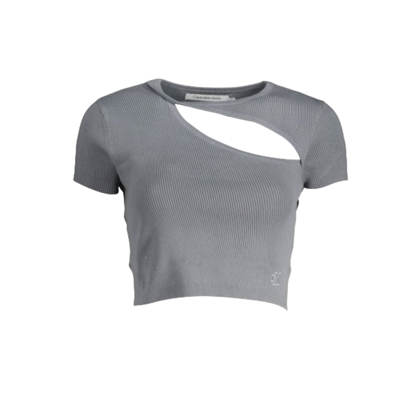 Top Manica Corta Donna Calvin klein Jeans Asym Cut Out Knitted J20J221129